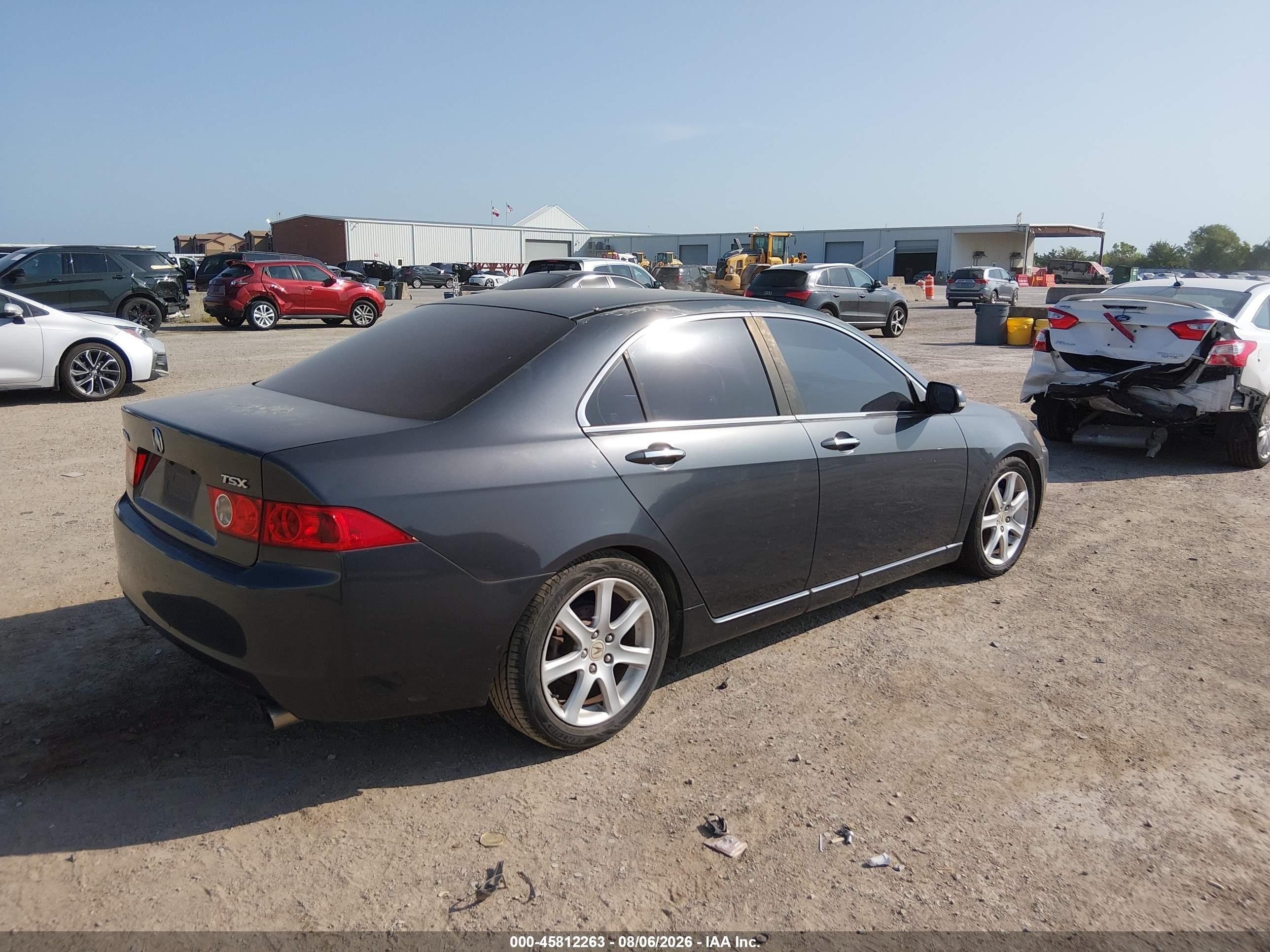 2004 Acura Tsx Gray vin: JH4CL95904C024351