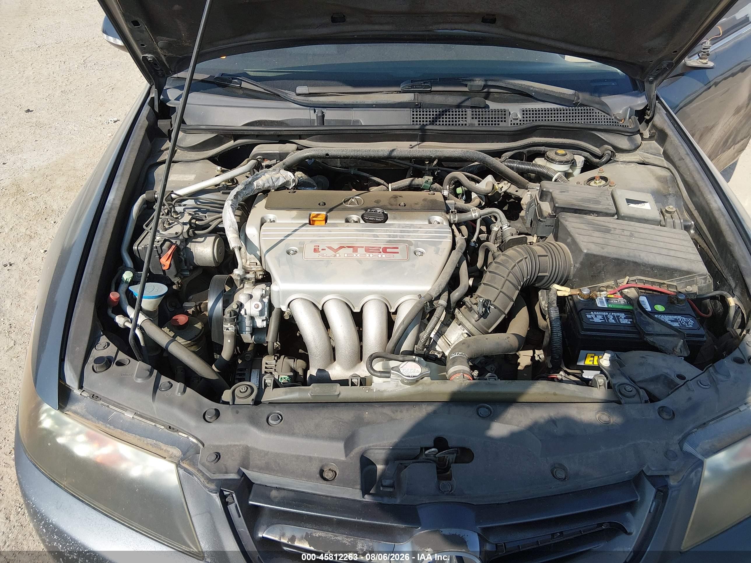 2004 Acura Tsx Gray vin: JH4CL95904C024351