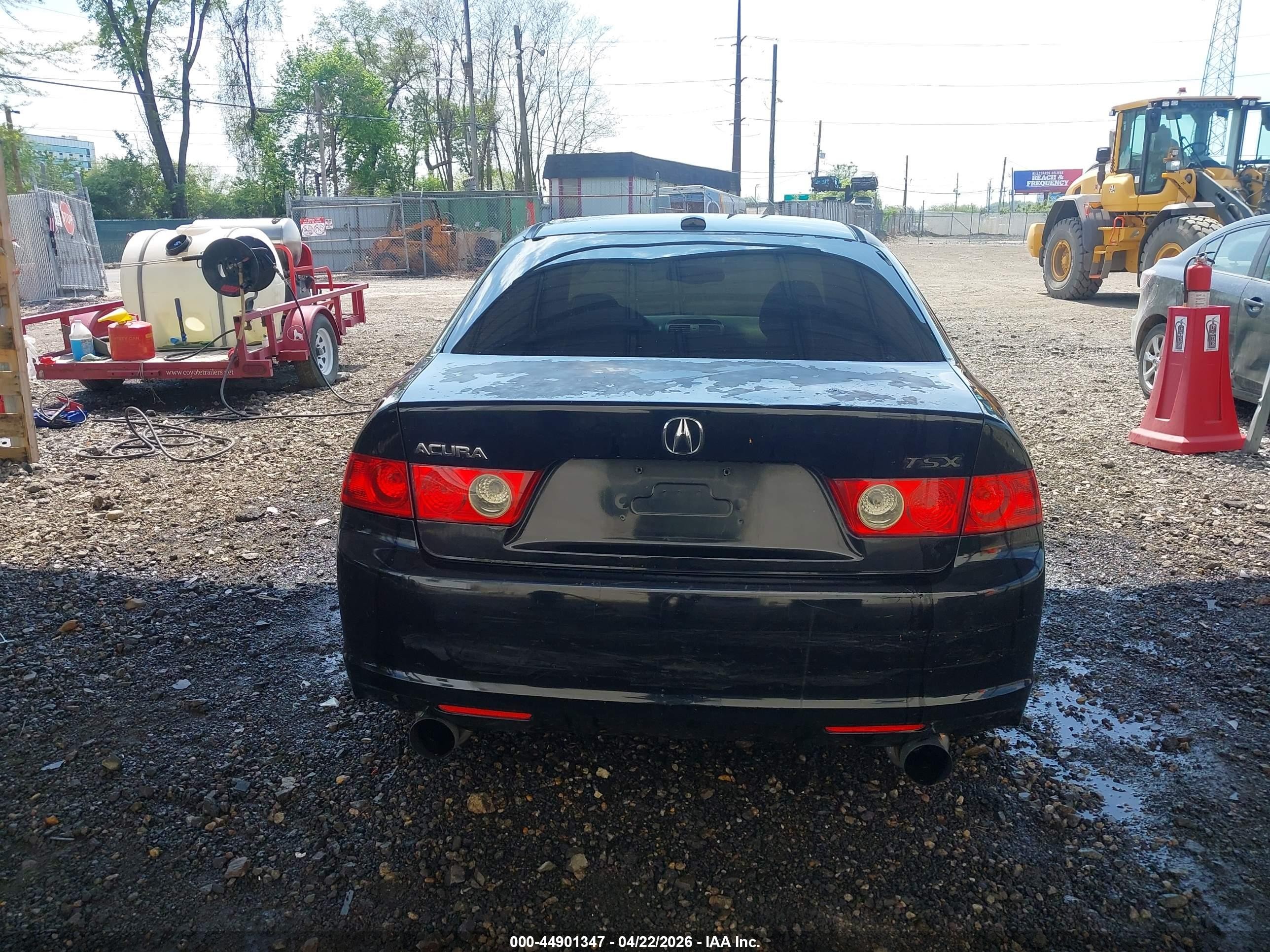 2006 Acura Tsx   Black vin: JH4CL95936C028929