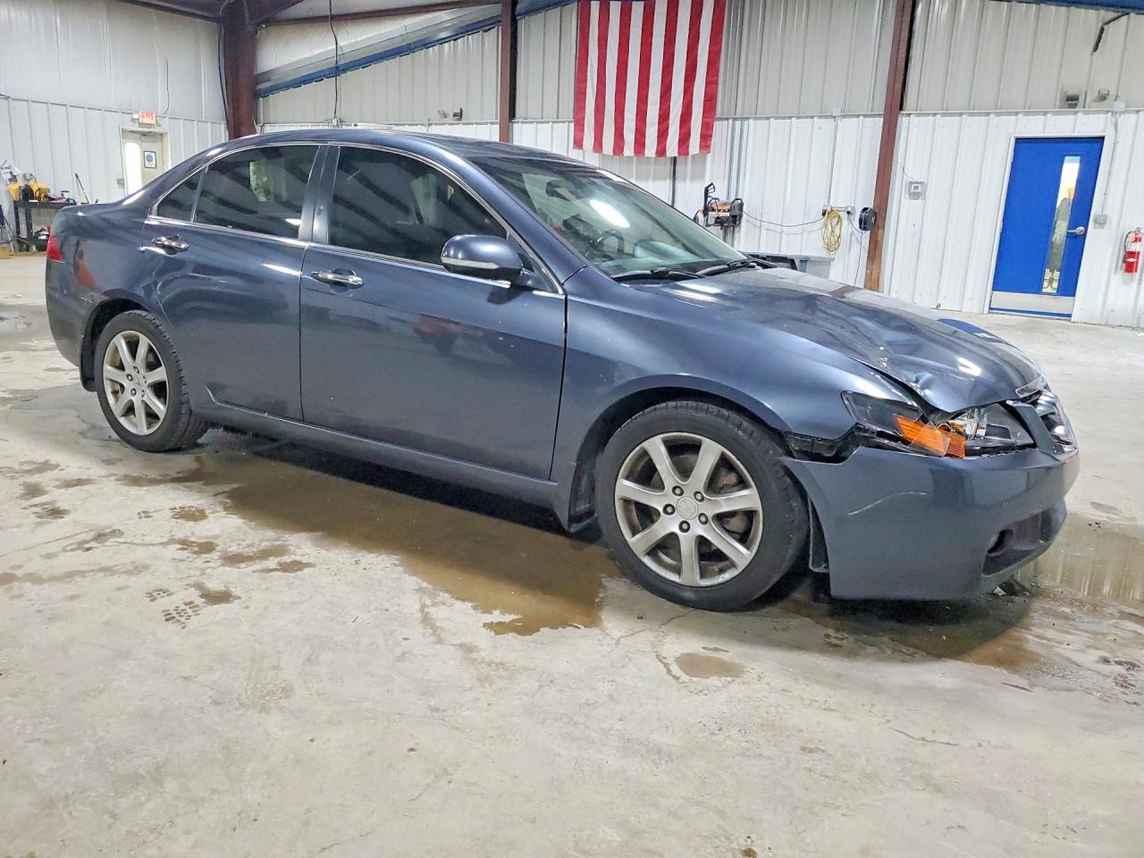 2005 Acura Tsx Blue vin: JH4CL95955C025559