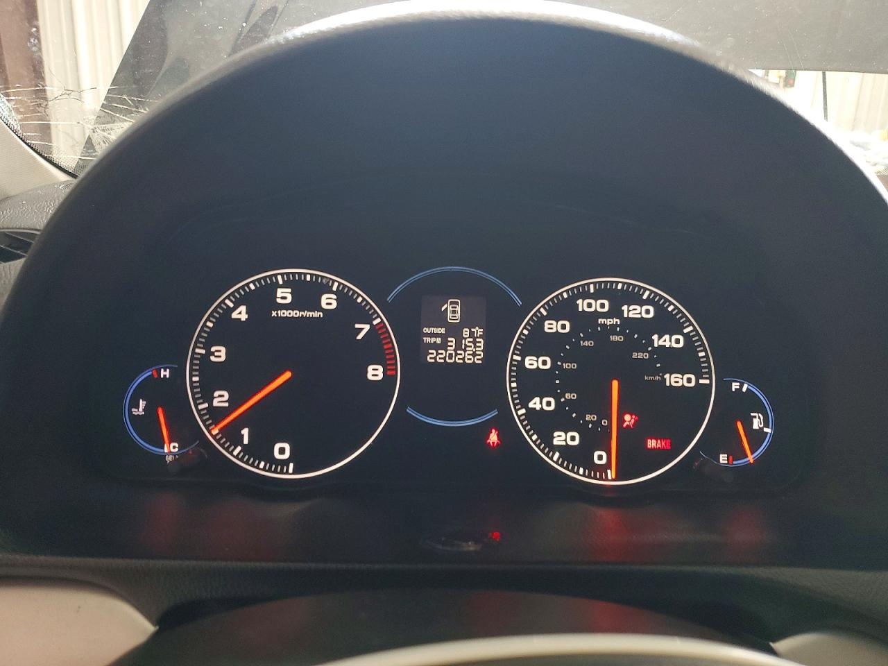 2005 Acura Tsx Blue vin: JH4CL95955C025559