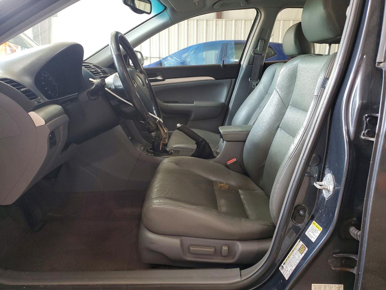 2005 Acura Tsx Blue vin: JH4CL95955C025559
