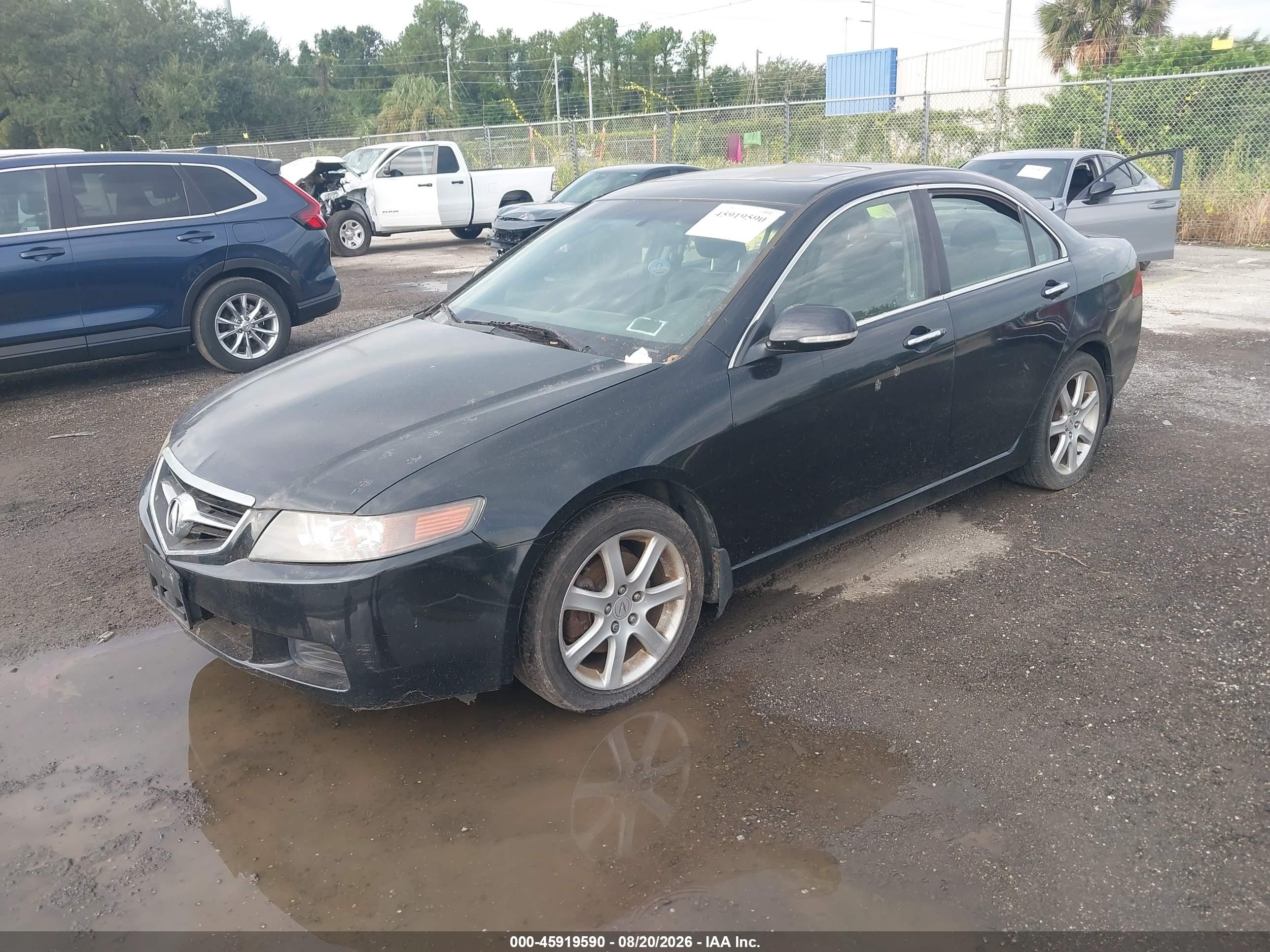 2005 Acura Tsx   Black vin: JH4CL95965C022122