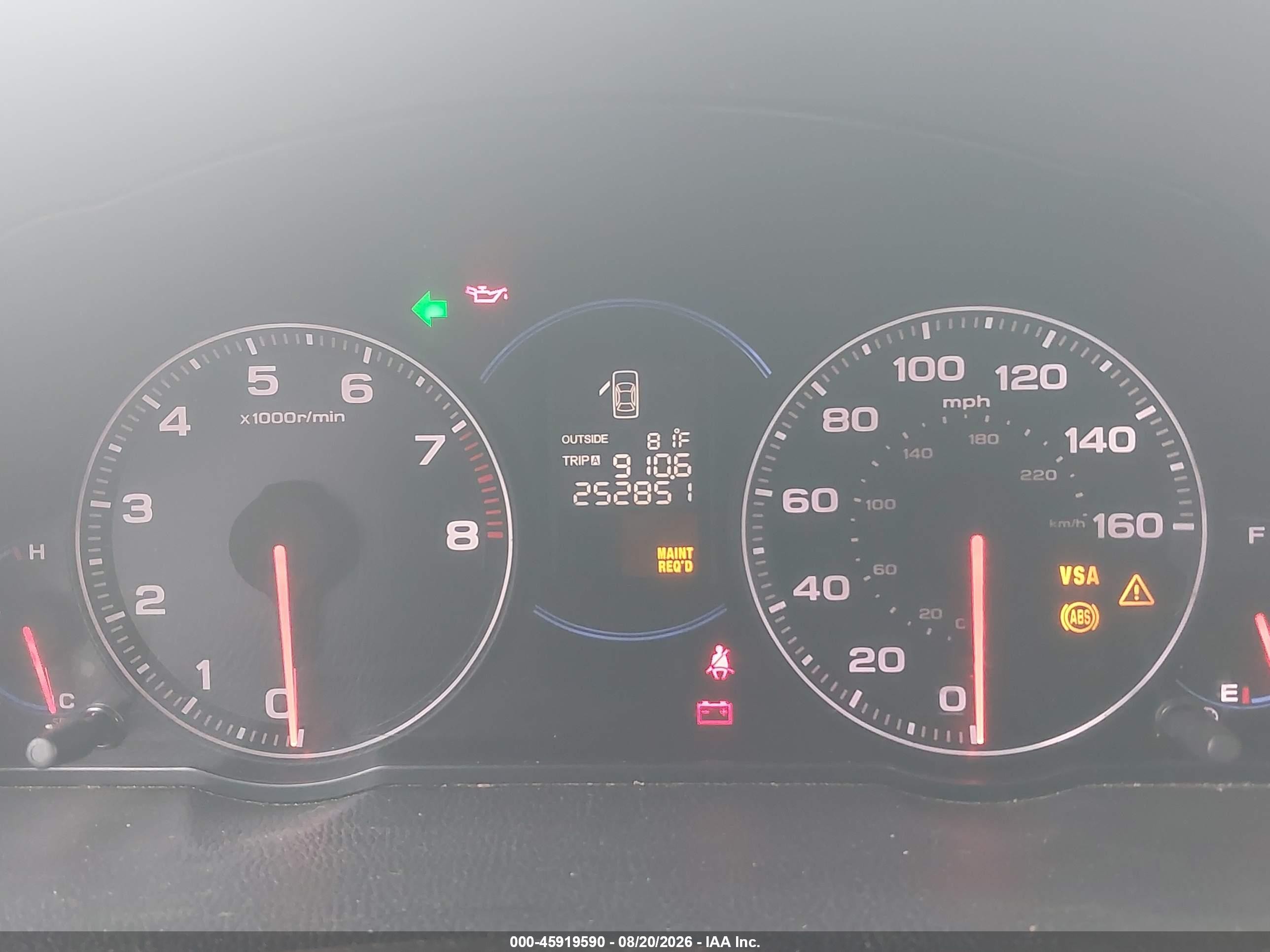 2005 Acura Tsx   Black vin: JH4CL95965C022122
