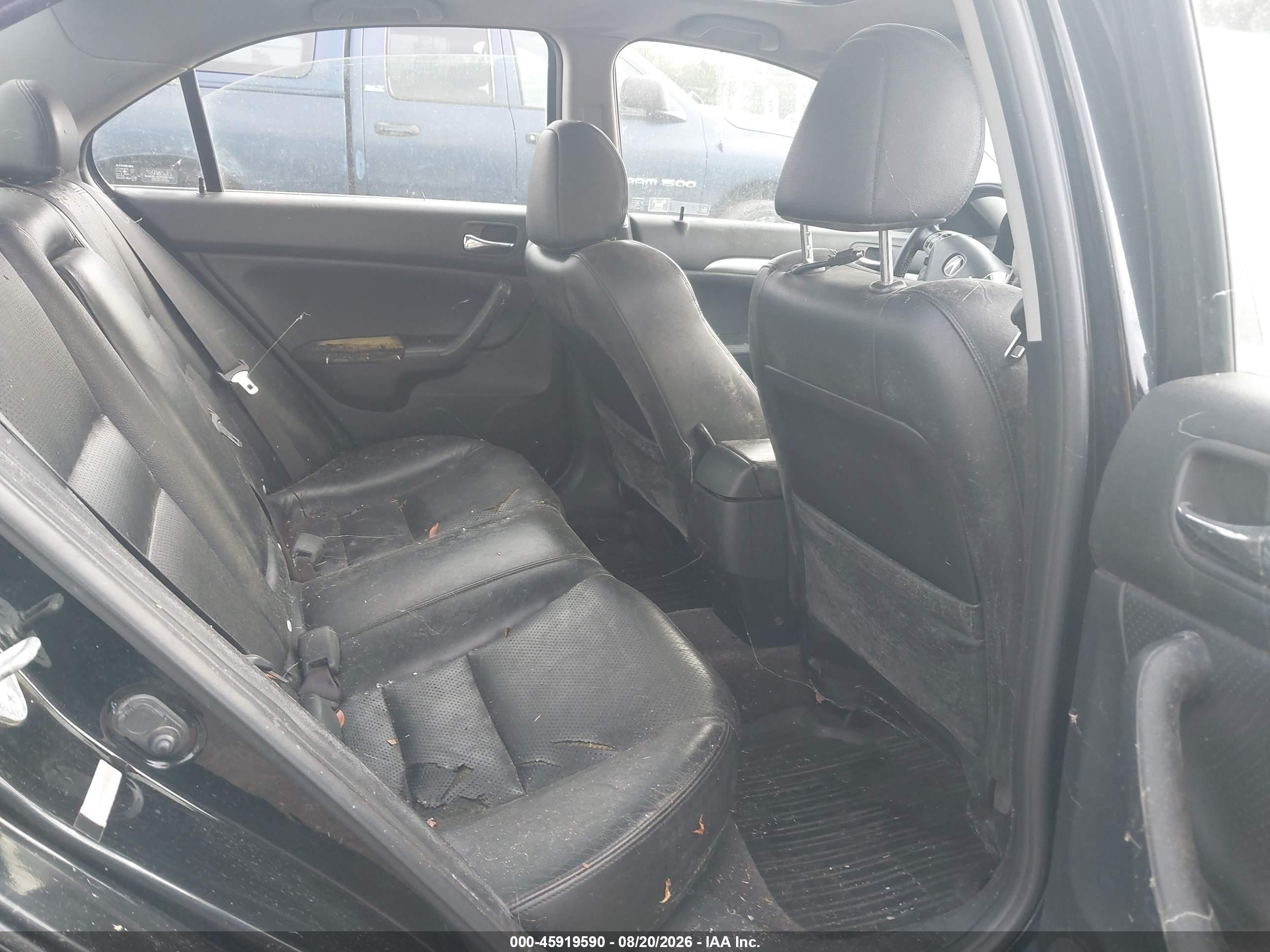 2005 Acura Tsx   Black vin: JH4CL95965C022122