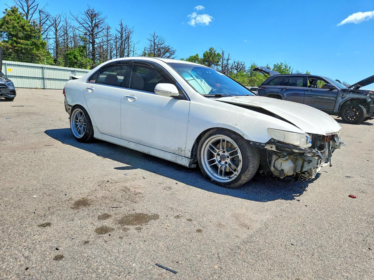 2008 Acura Tsx White vin: JH4CL95968C016843