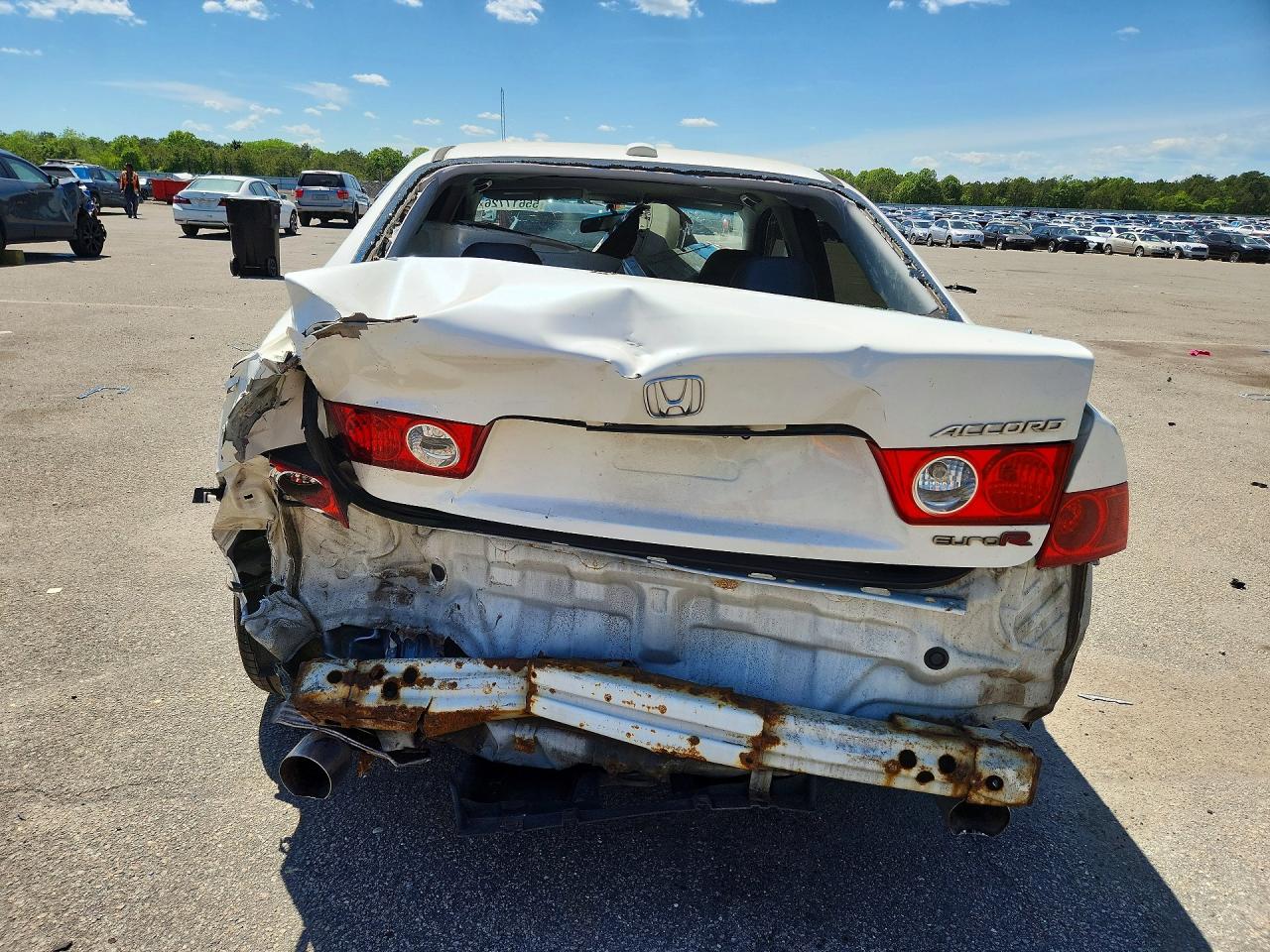 2008 Acura Tsx White vin: JH4CL95968C016843