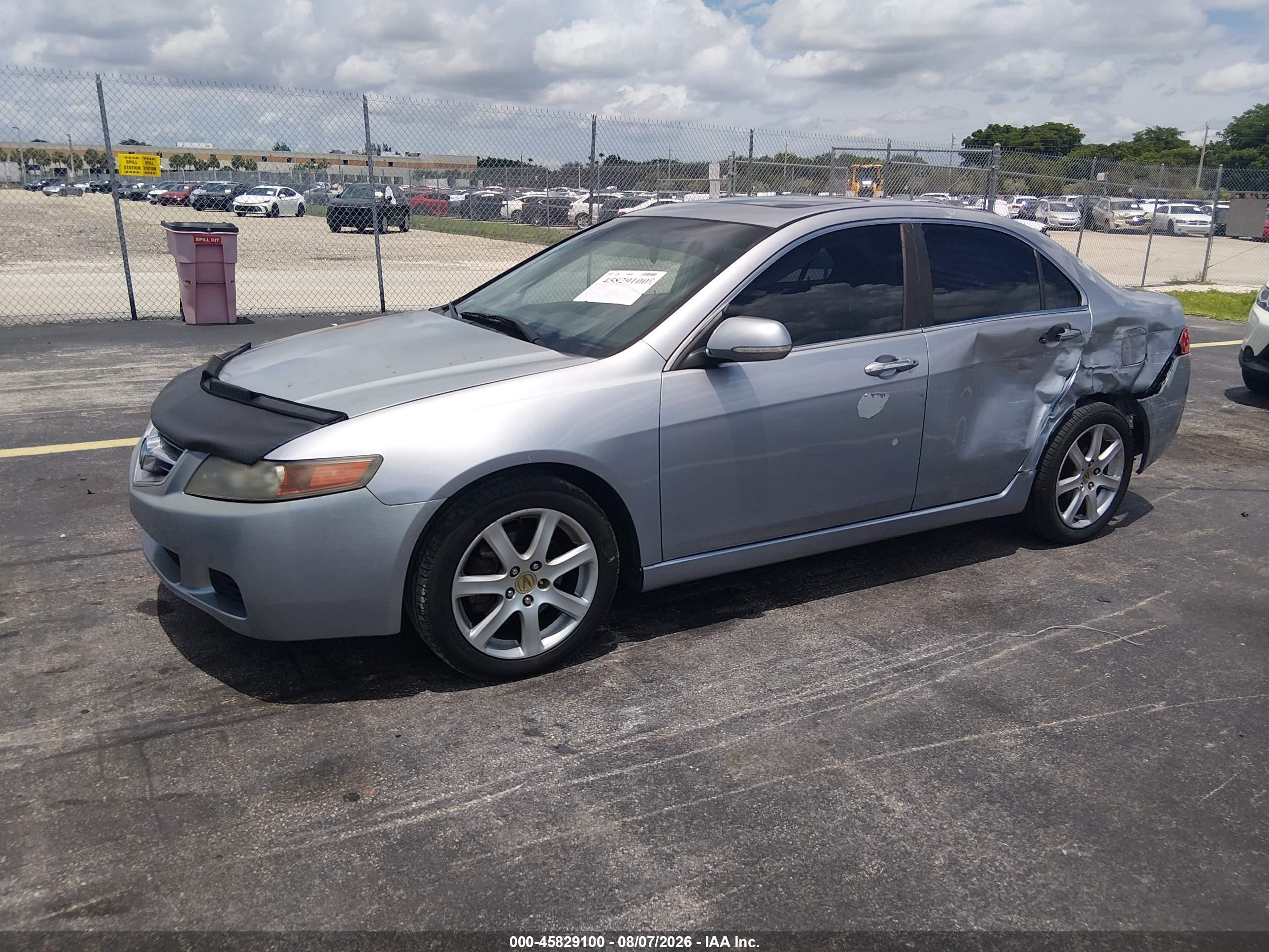 2004 Acura Tsx   Silver vin: JH4CL96804C006809