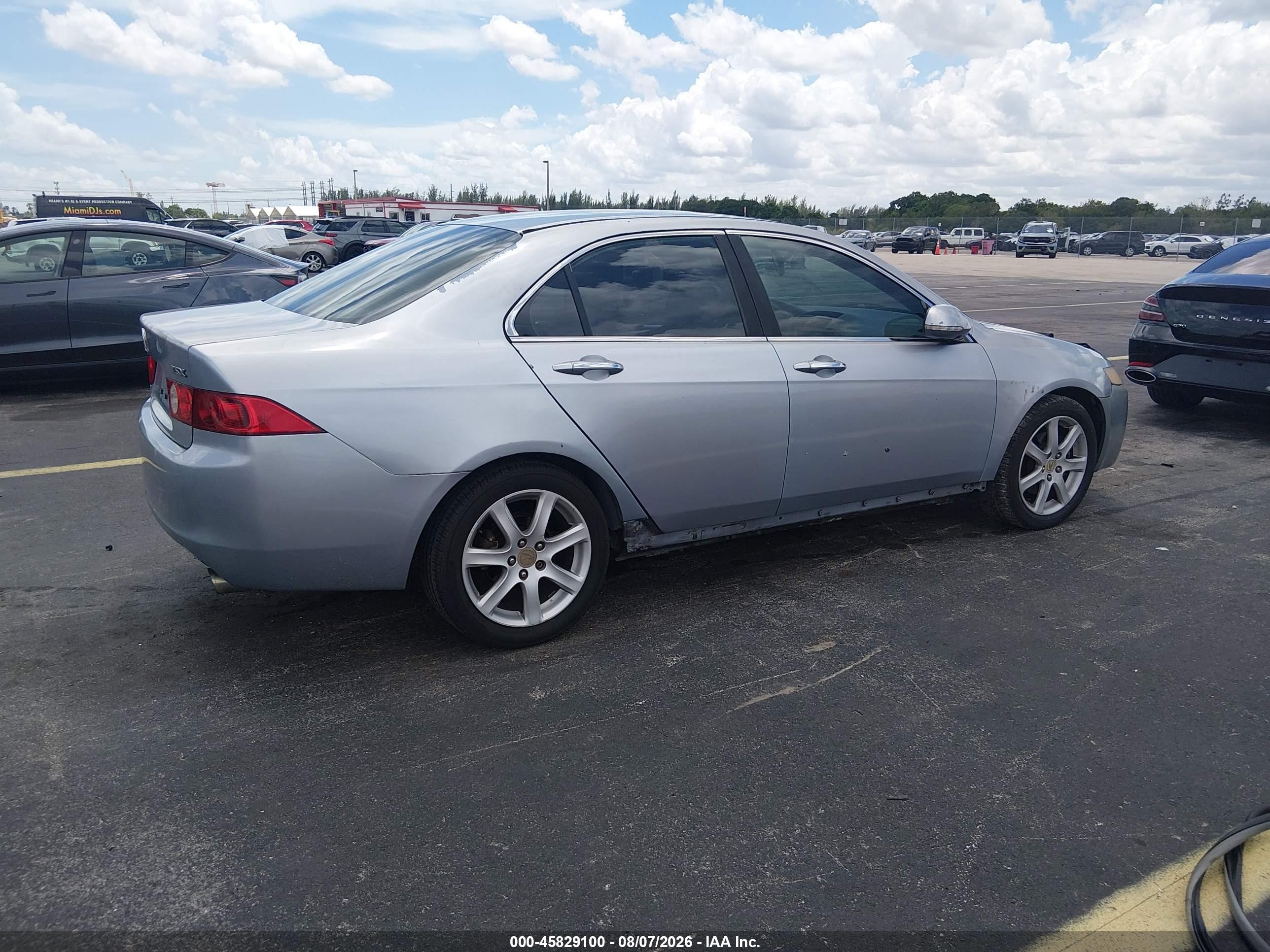 2004 Acura Tsx   Silver vin: JH4CL96804C006809