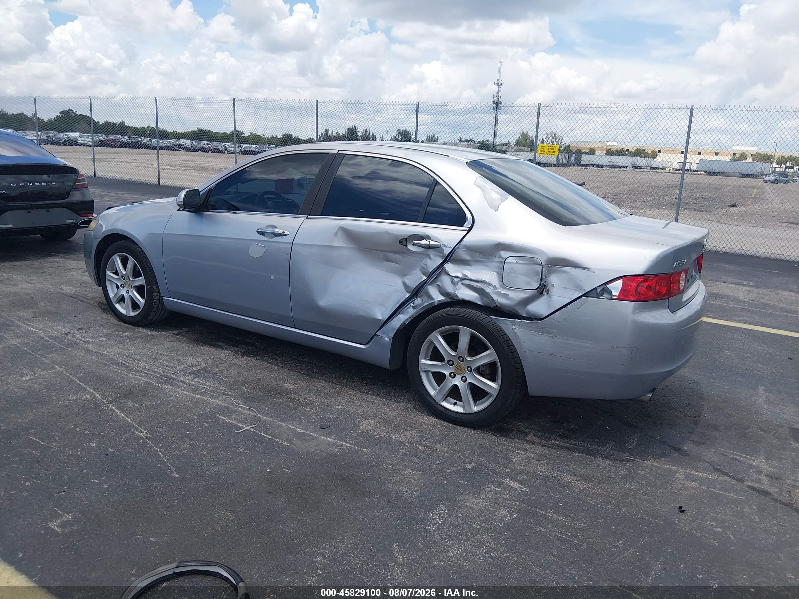 2004 Acura Tsx   Silver vin: JH4CL96804C006809