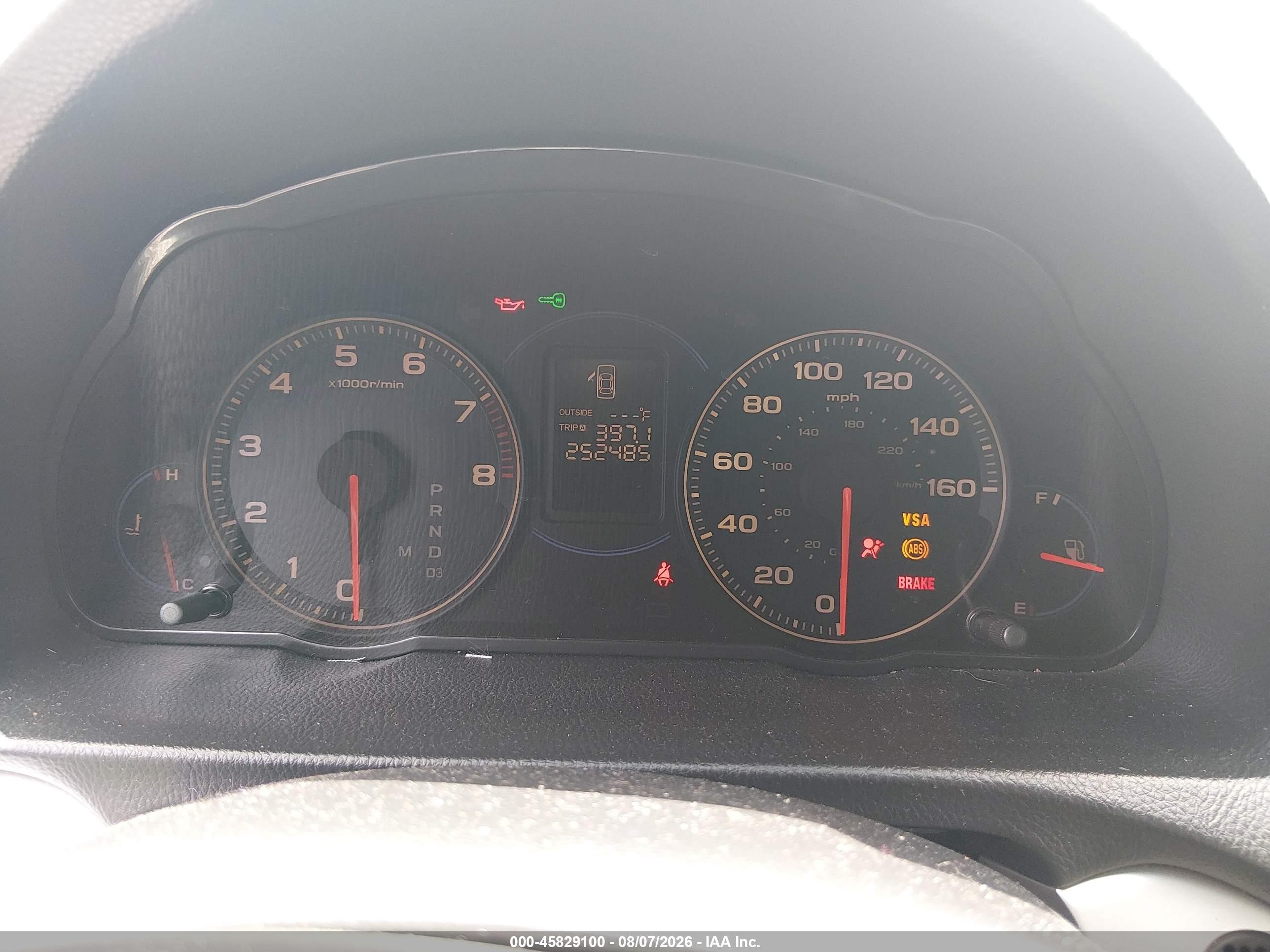 2004 Acura Tsx   Silver vin: JH4CL96804C006809