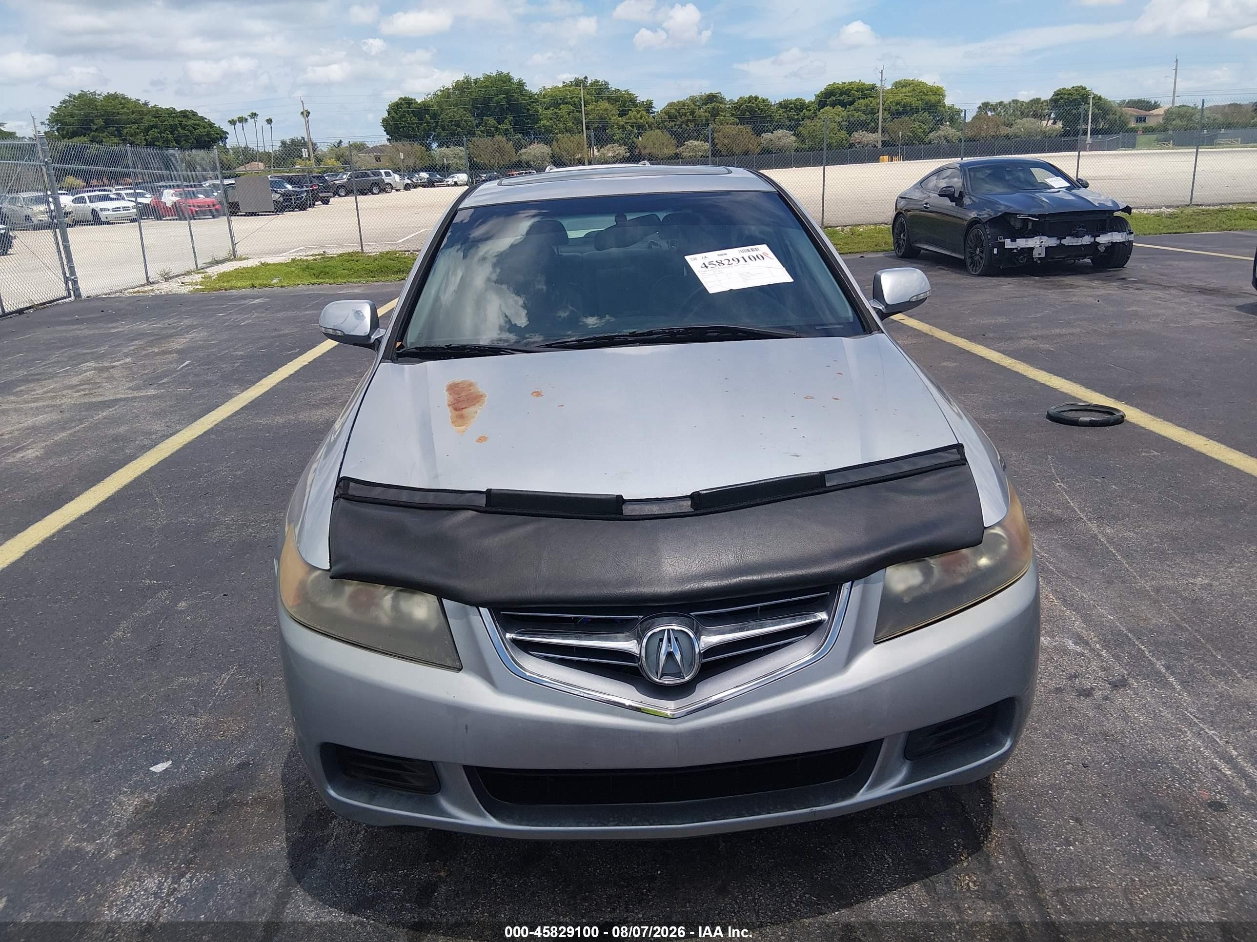 2004 Acura Tsx   Silver vin: JH4CL96804C006809
