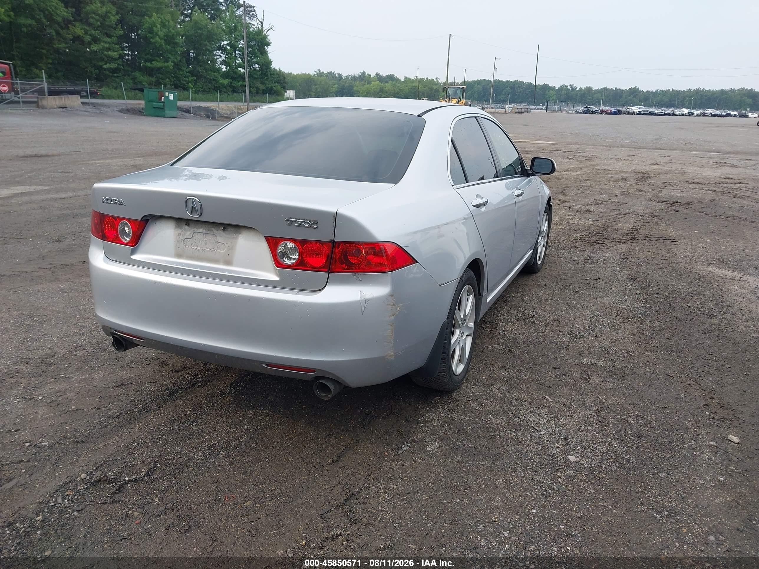 2004 Acura Tsx   Silver vin: JH4CL96804C022248