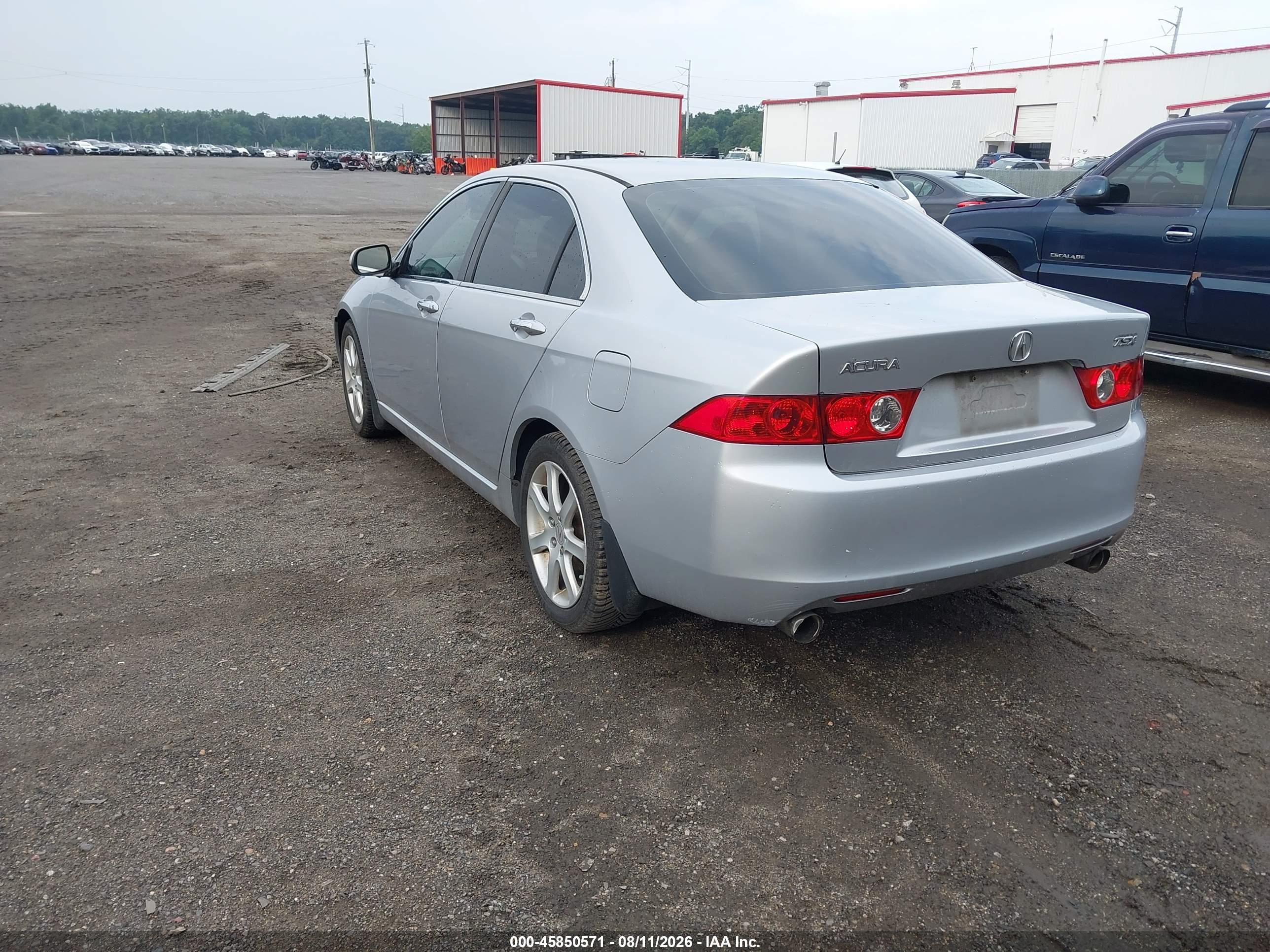 2004 Acura Tsx   Silver vin: JH4CL96804C022248