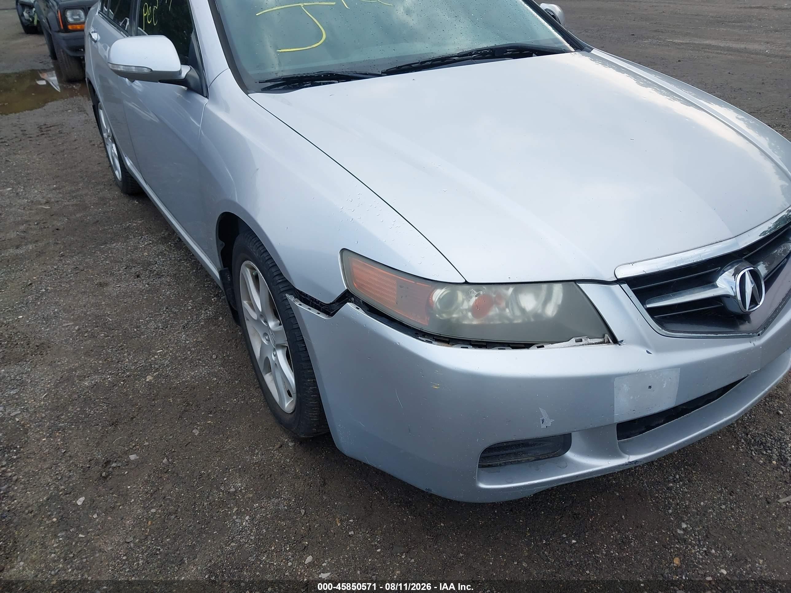 2004 Acura Tsx   Silver vin: JH4CL96804C022248