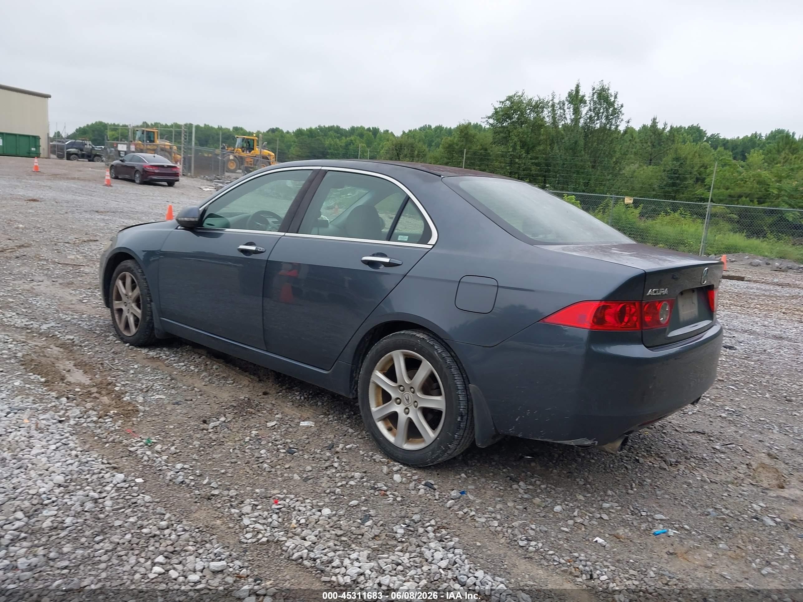 2004 Acura Tsx   Blue vin: JH4CL96804C034383