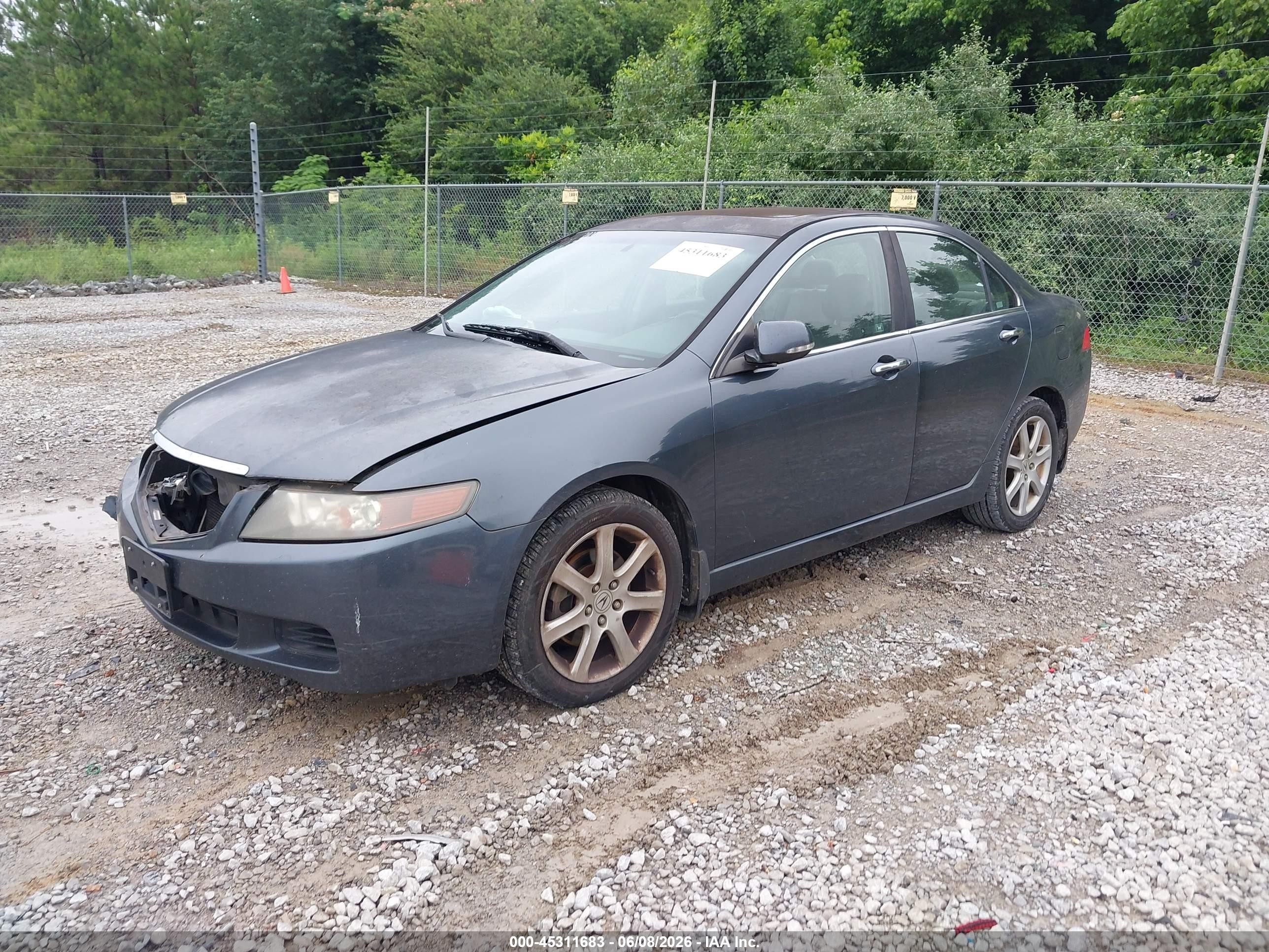 2004 Acura Tsx   Blue vin: JH4CL96804C034383