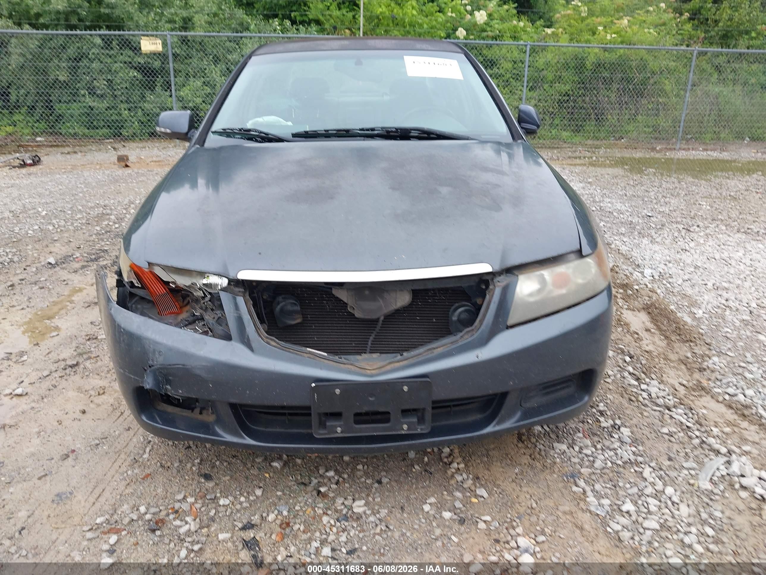 2004 Acura Tsx   Blue vin: JH4CL96804C034383