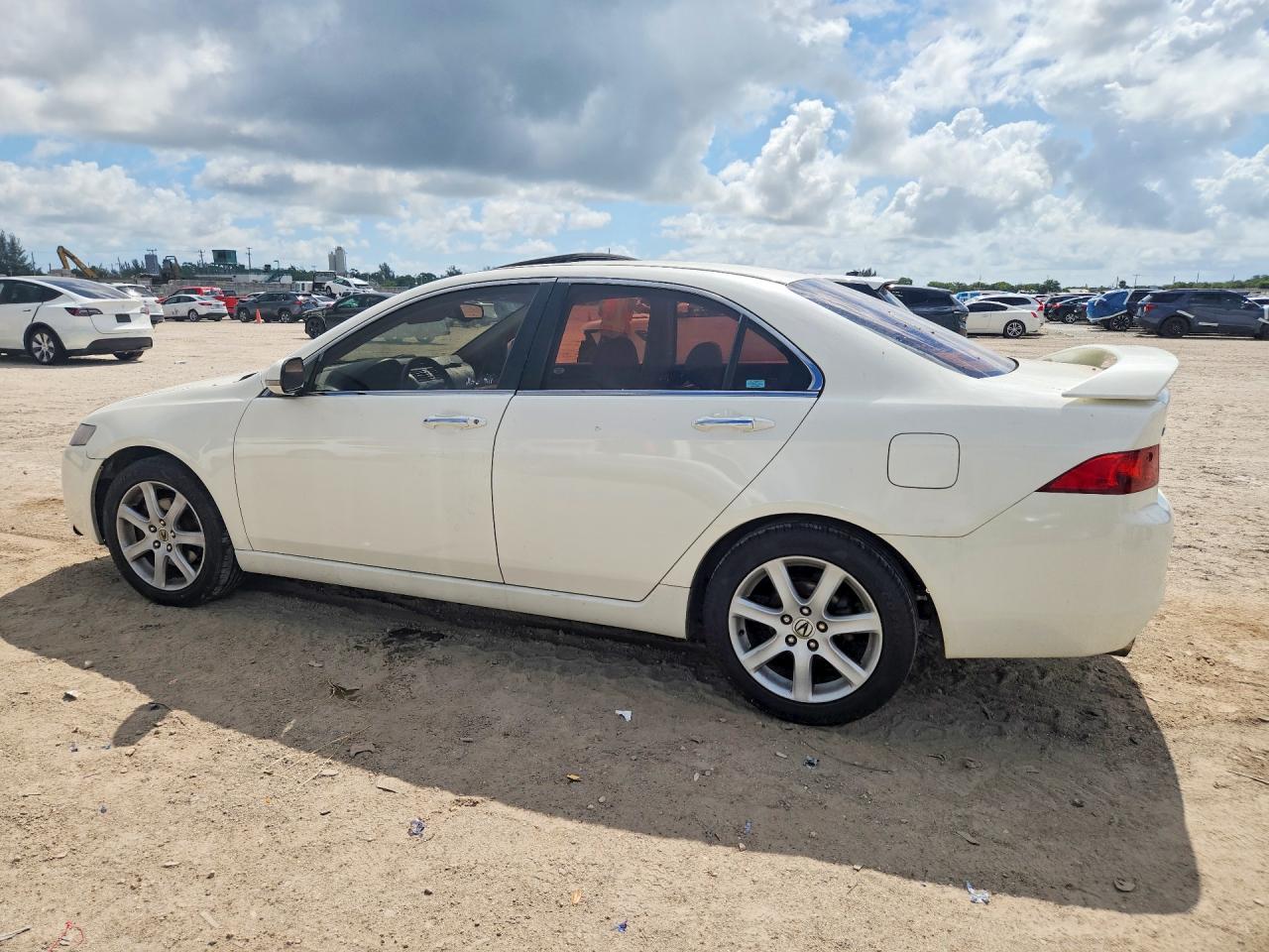 2004 Acura Tsx White vin: JH4CL96804C045562