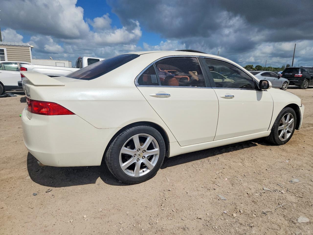 2004 Acura Tsx White vin: JH4CL96804C045562