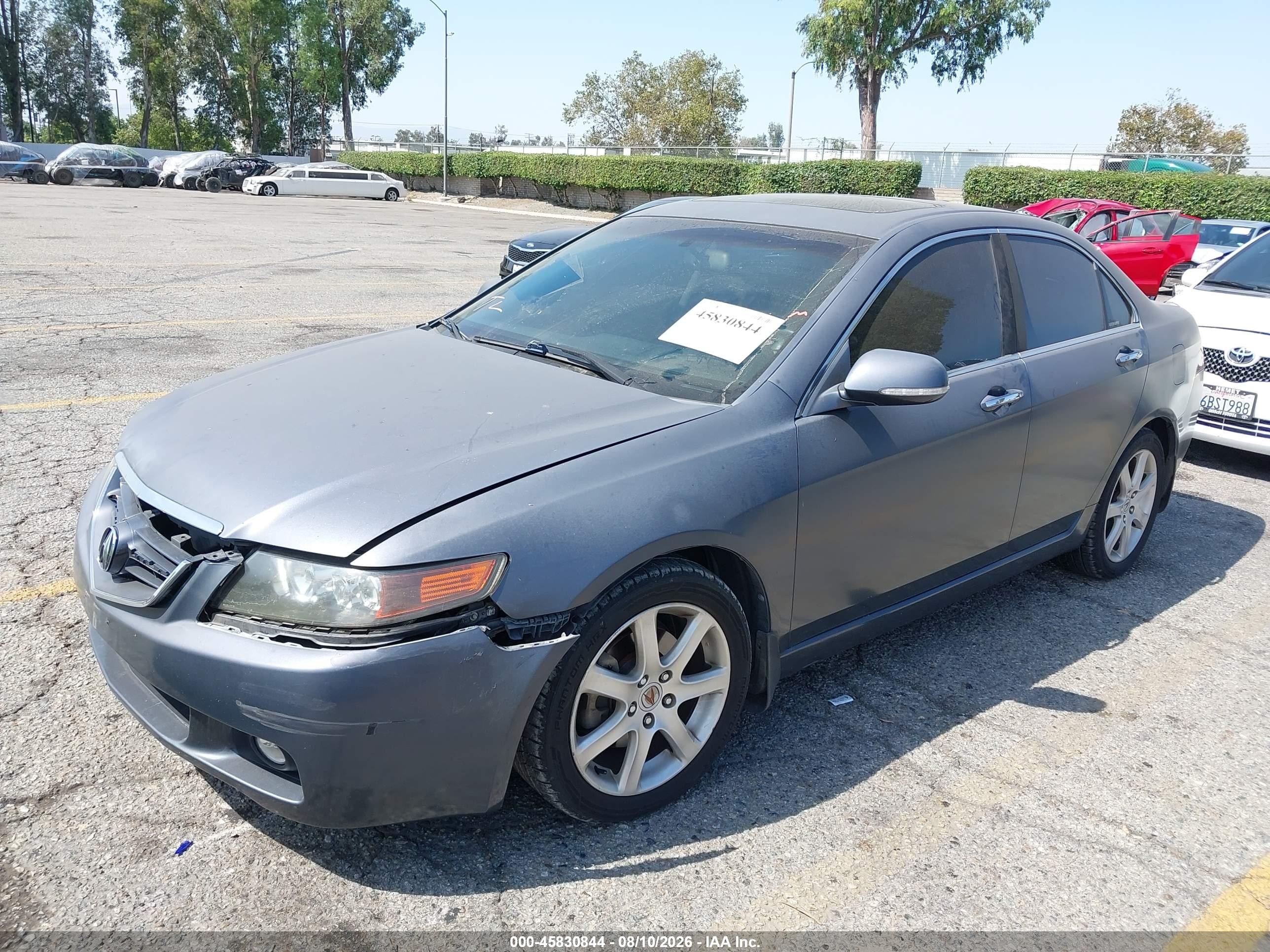 2005 Acura Tsx   Gray vin: JH4CL96805C011185