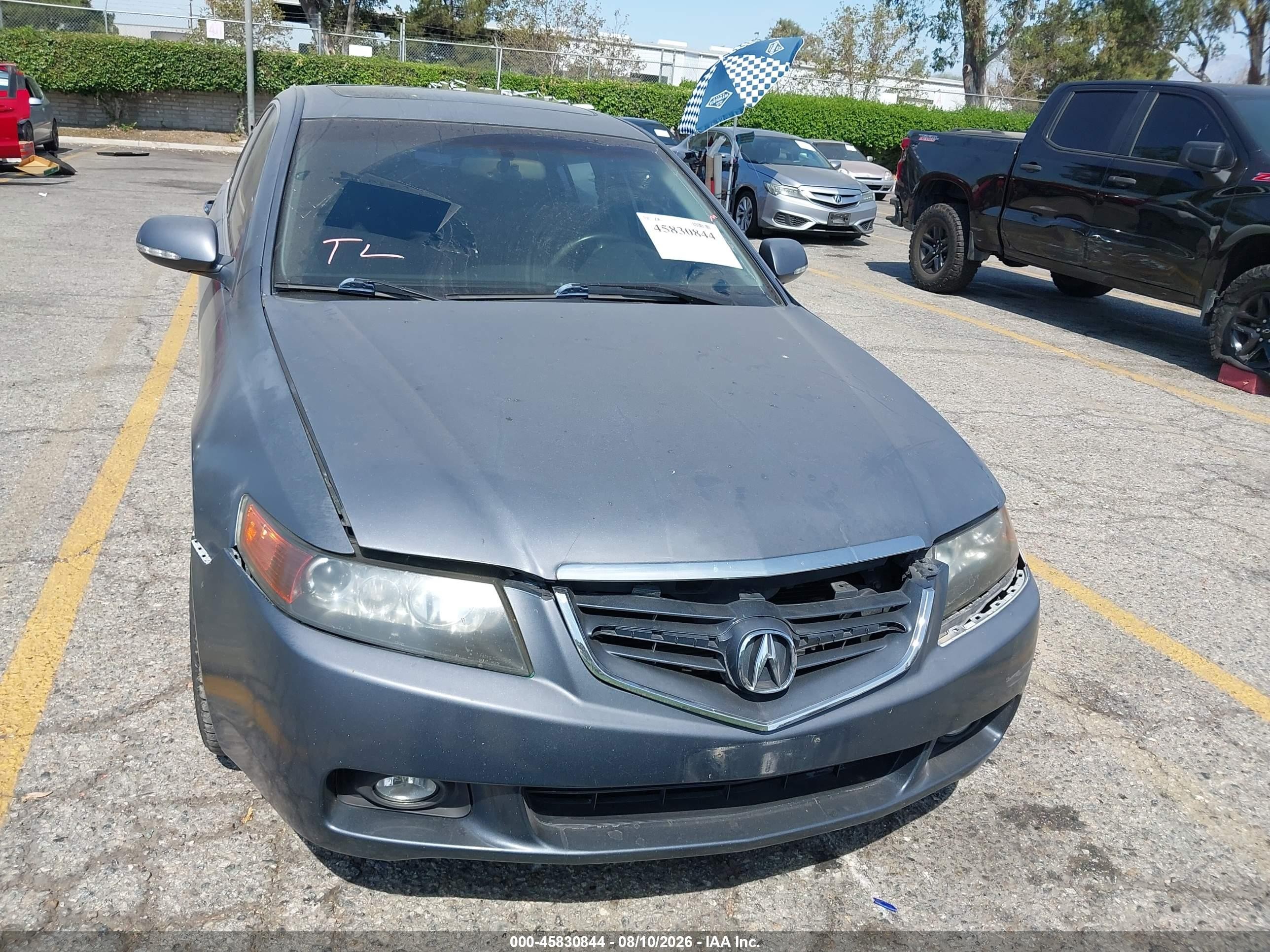 2005 Acura Tsx   Gray vin: JH4CL96805C011185
