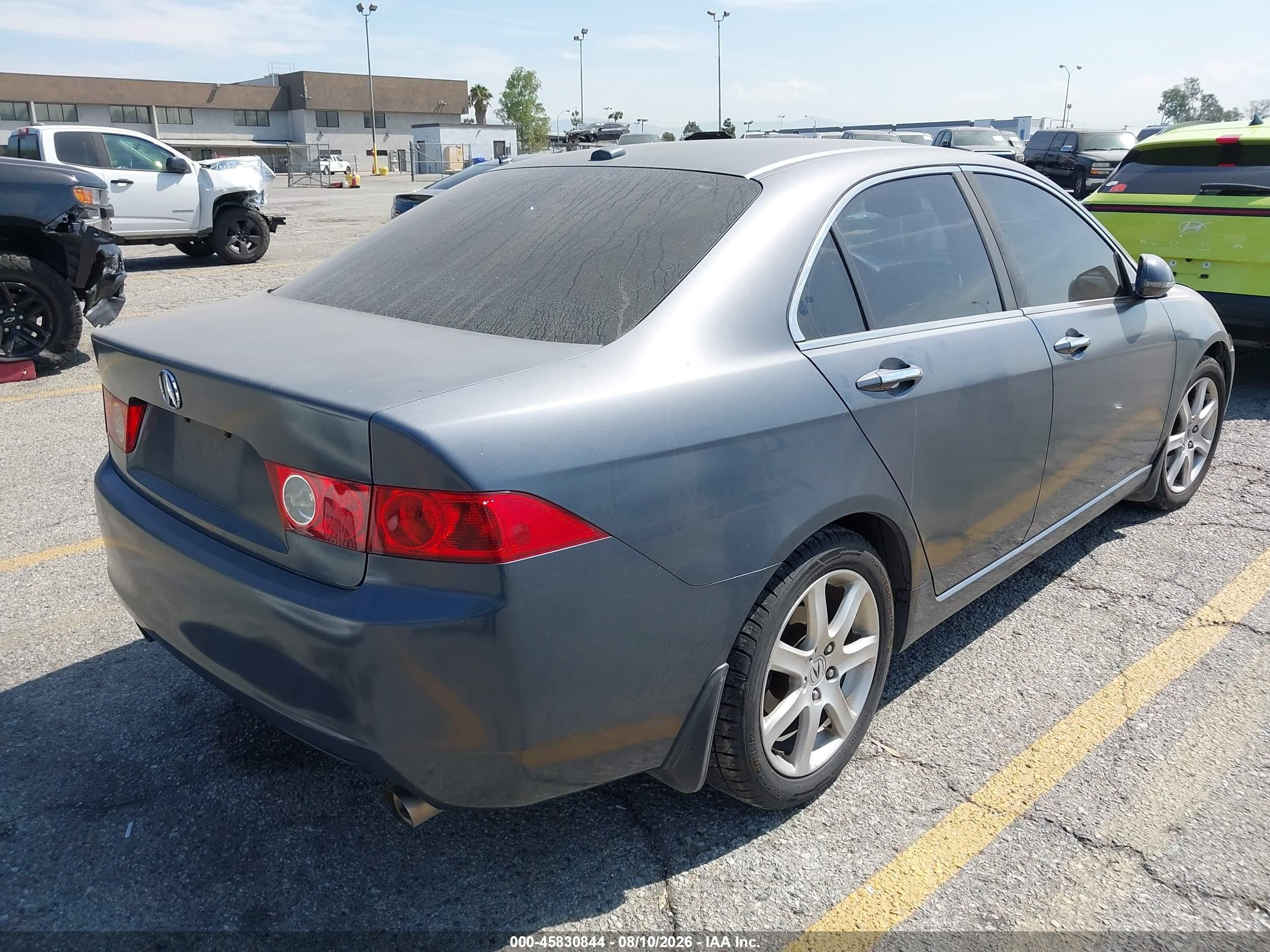 2005 Acura Tsx   Gray vin: JH4CL96805C011185