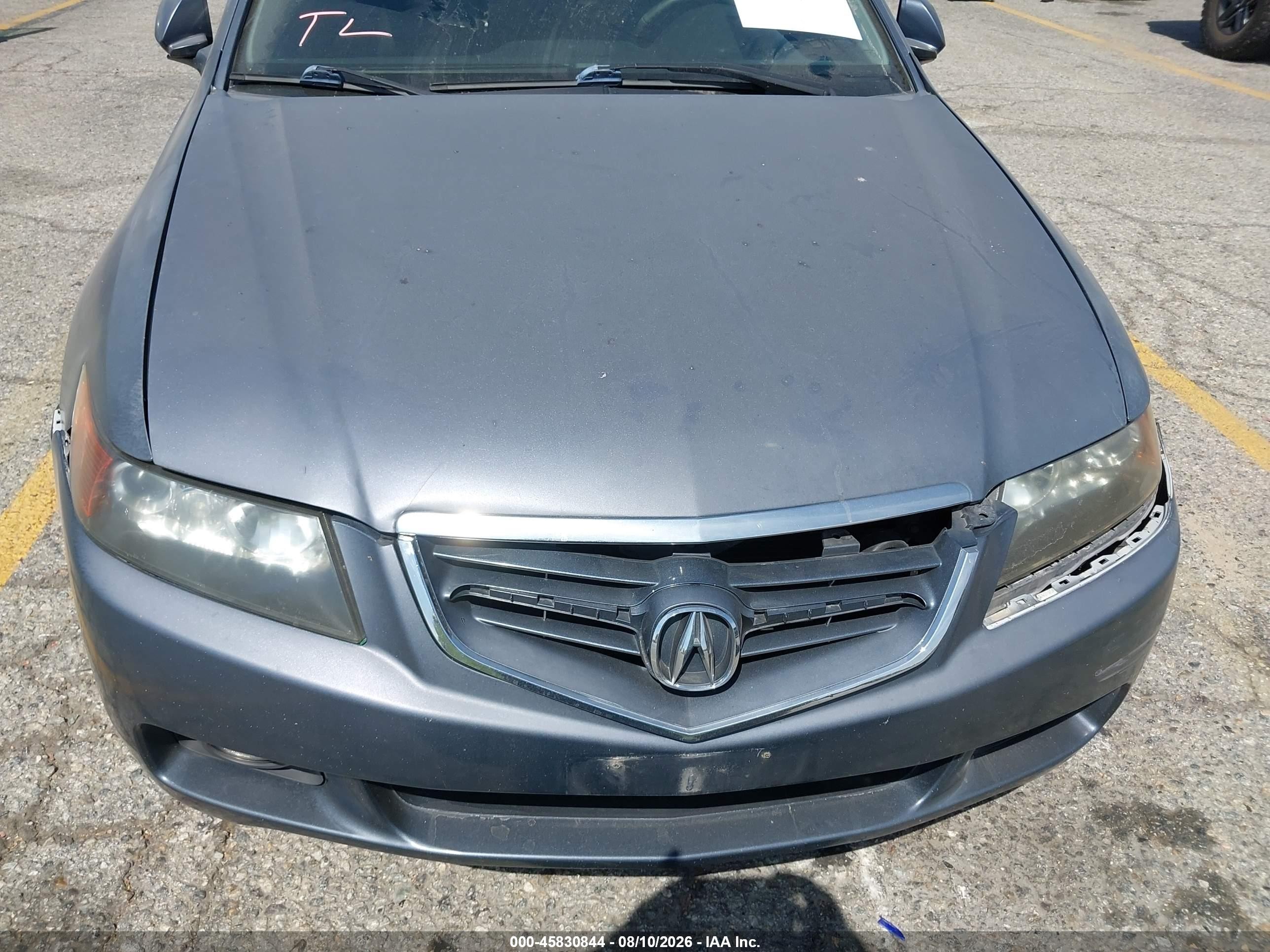 2005 Acura Tsx   Gray vin: JH4CL96805C011185