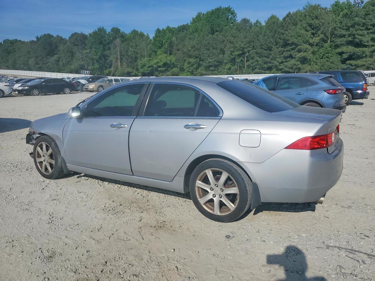 2005 Acura Tsx Серебряный vin: JH4CL96805C018265