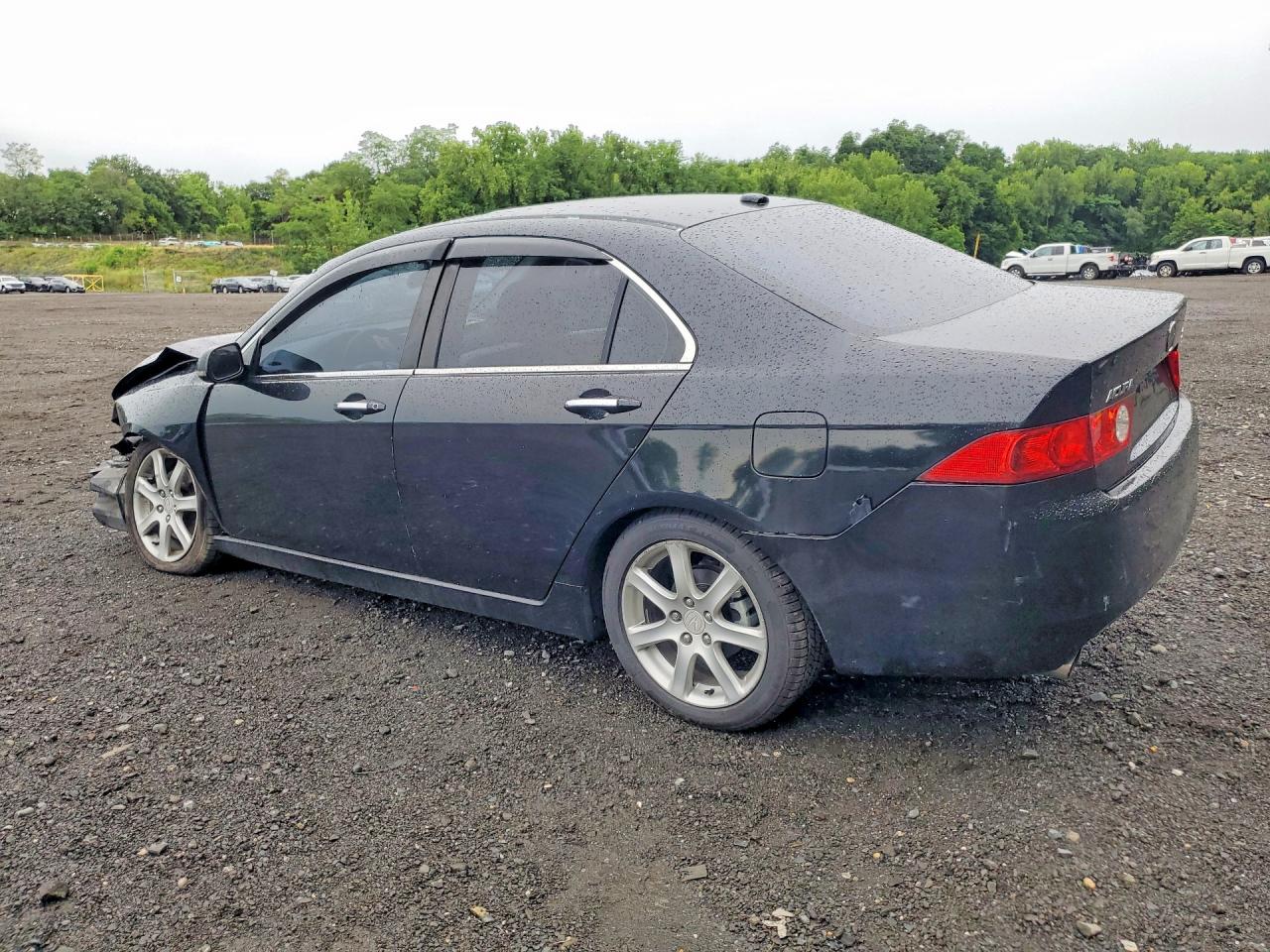2005 Acura Tsx Black vin: JH4CL96805C019948