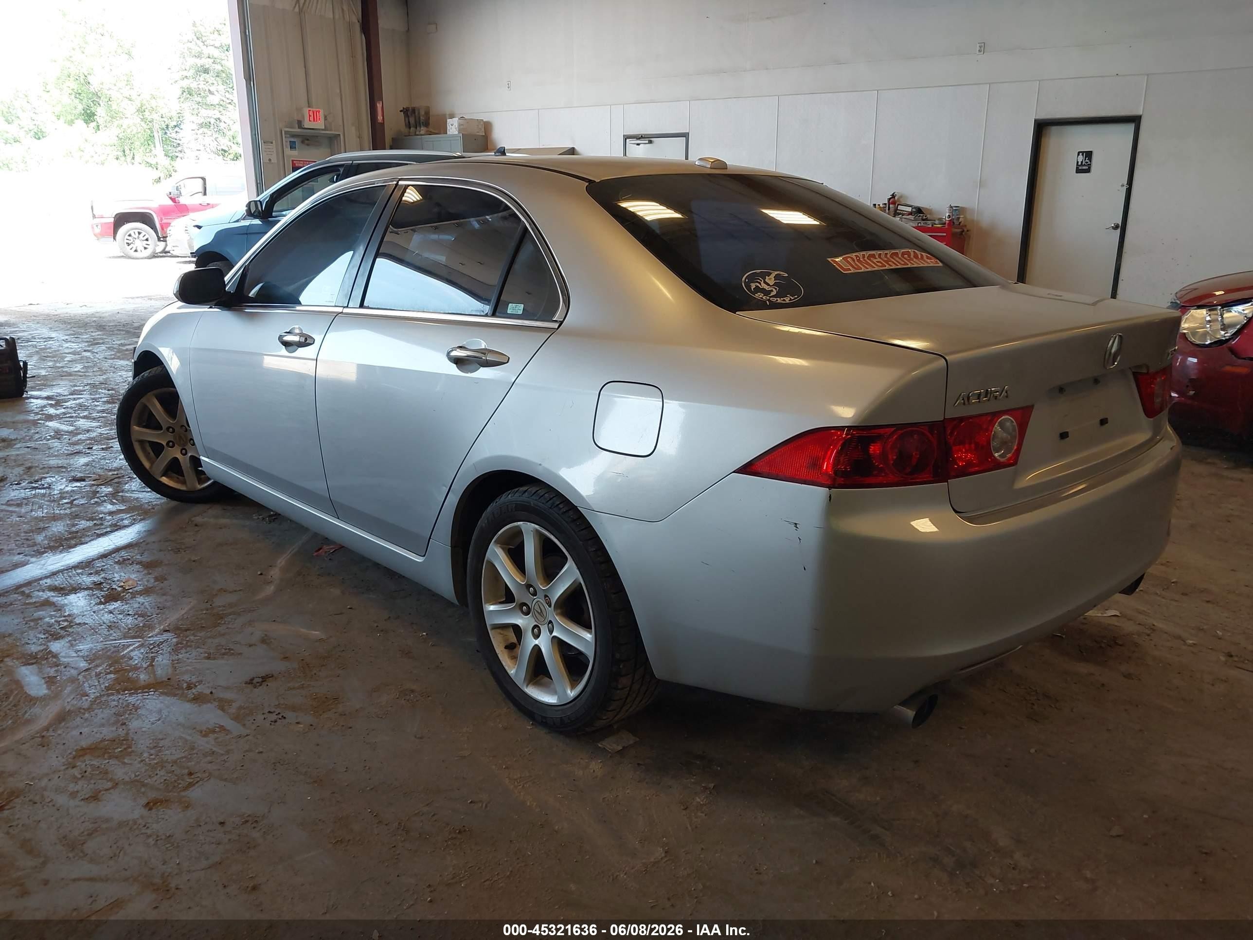 2005 Acura Tsx   Silver vin: JH4CL96805C020503
