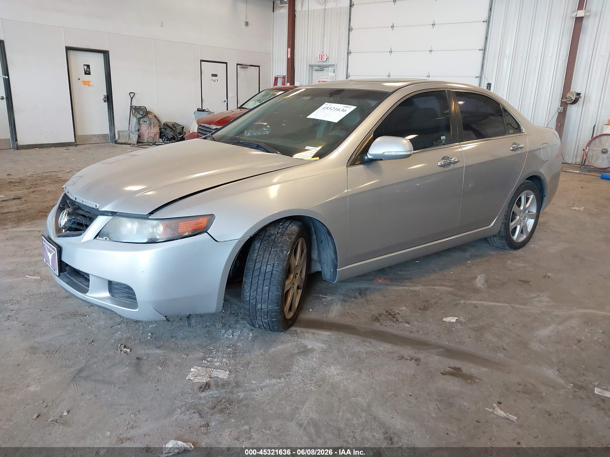 2005 Acura Tsx   Silver vin: JH4CL96805C020503