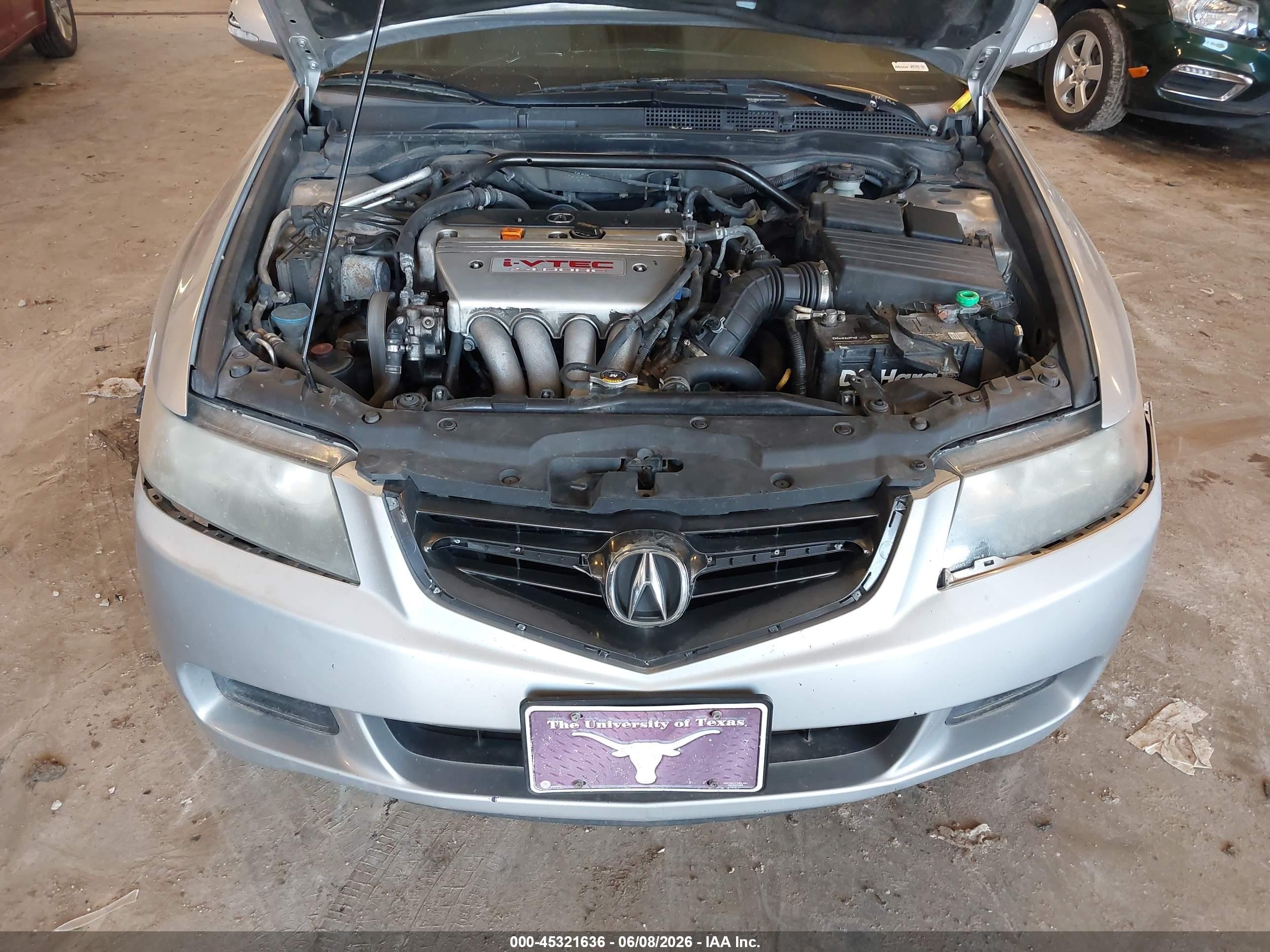 2005 Acura Tsx   Silver vin: JH4CL96805C020503