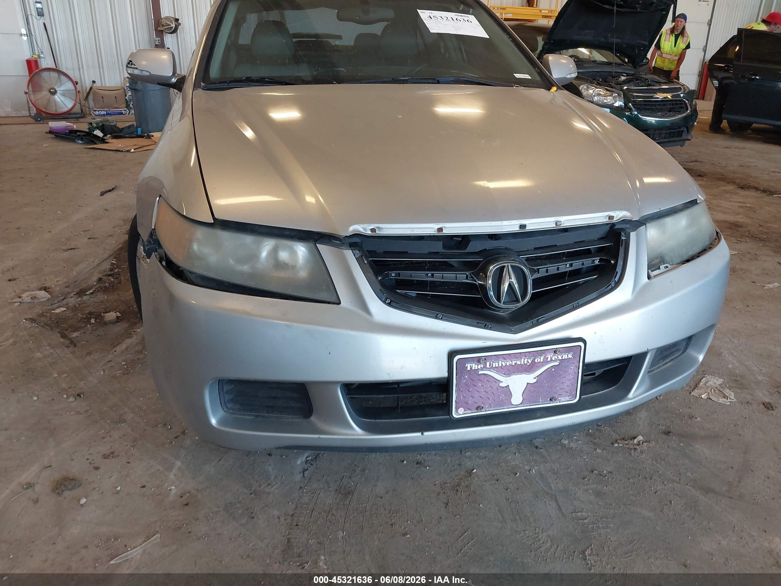2005 Acura Tsx   Silver vin: JH4CL96805C020503