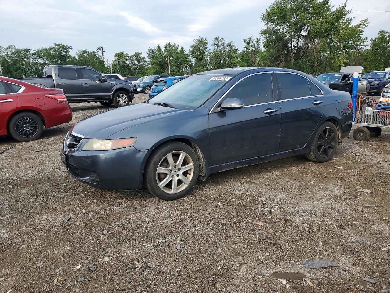 2005 Acura Tsx Черный vin: JH4CL96805C022686