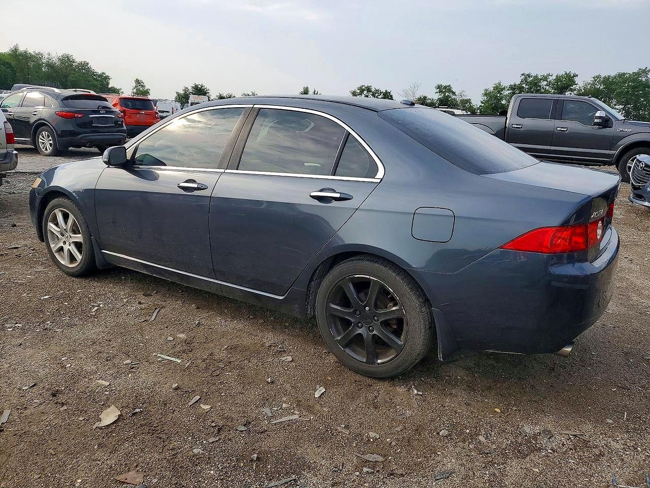 2005 Acura Tsx Черный vin: JH4CL96805C022686
