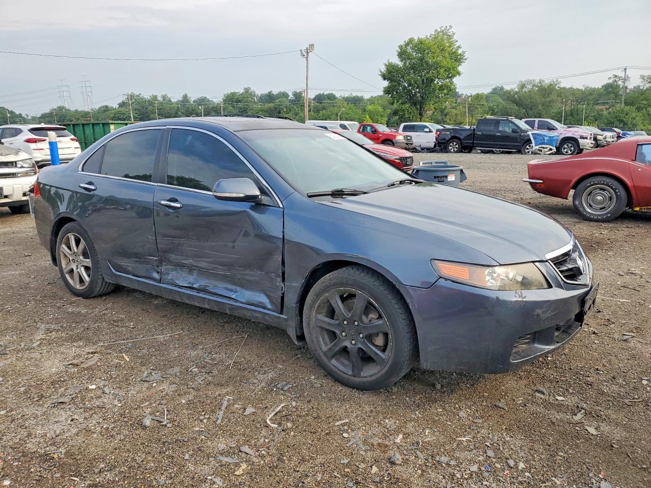2005 Acura Tsx Черный vin: JH4CL96805C022686