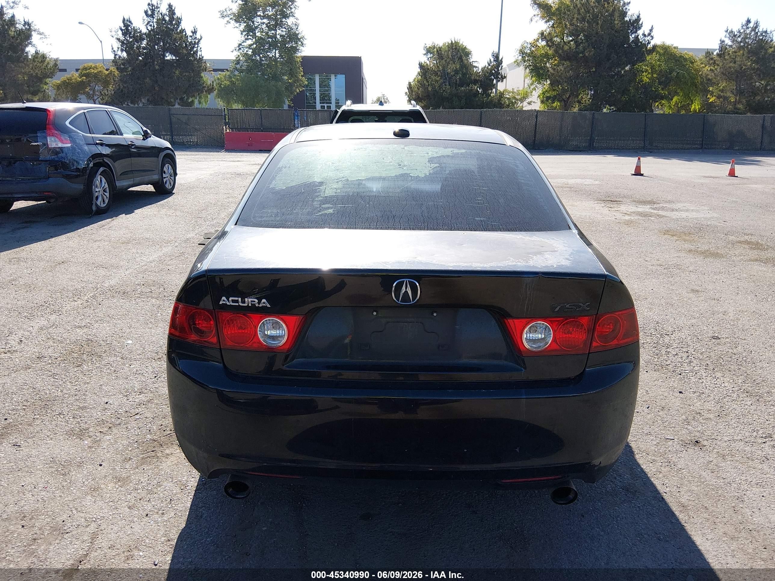 2005 Acura Tsx Black vin: JH4CL96805C027693