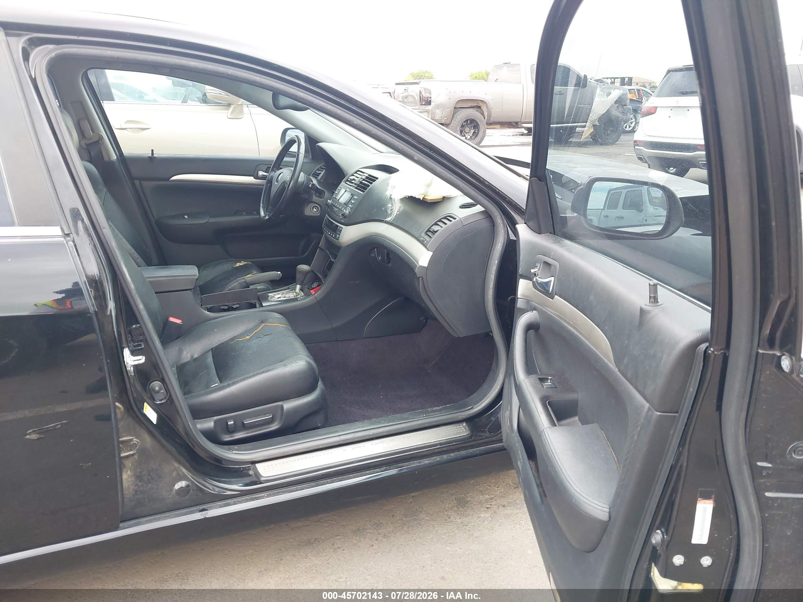 2005 Acura Tsx   Black vin: JH4CL96805C027810