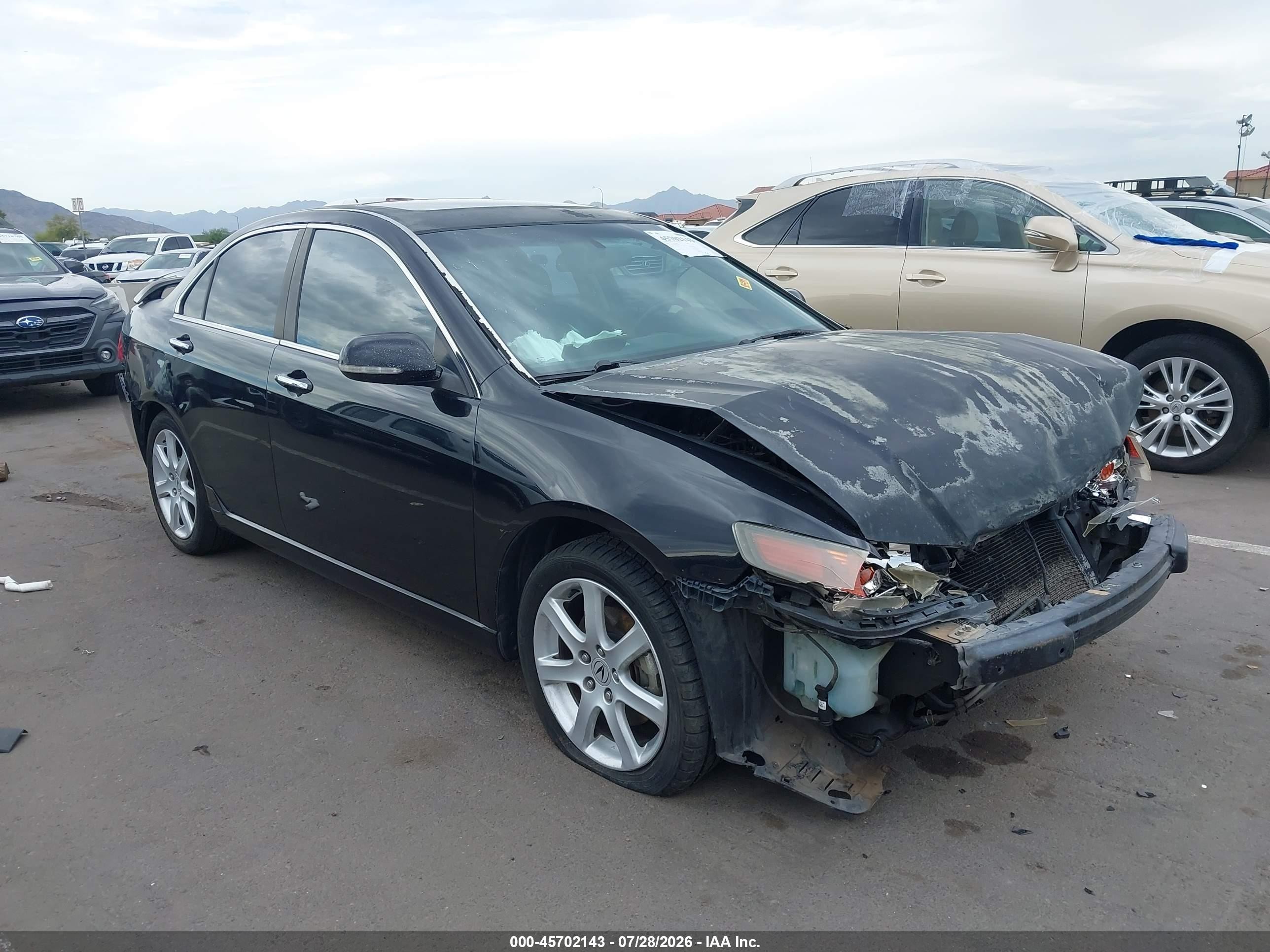 2005 Acura Tsx   Black vin: JH4CL96805C027810