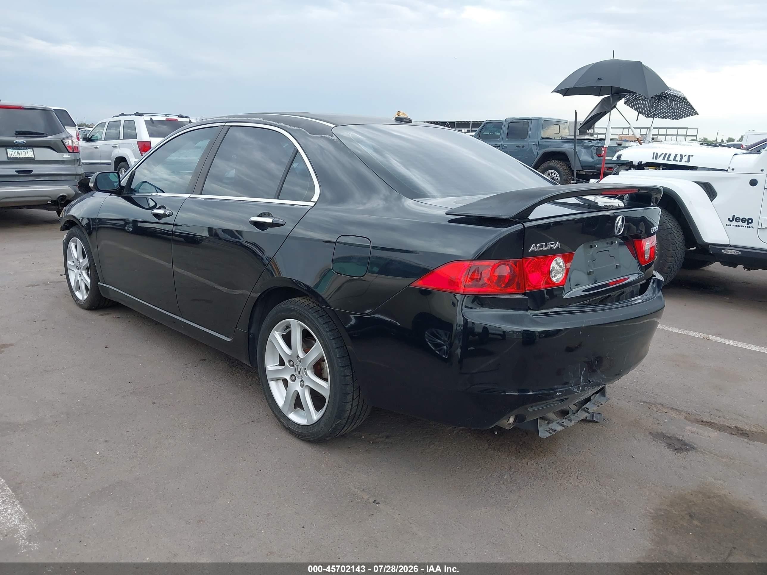 2005 Acura Tsx   Black vin: JH4CL96805C027810