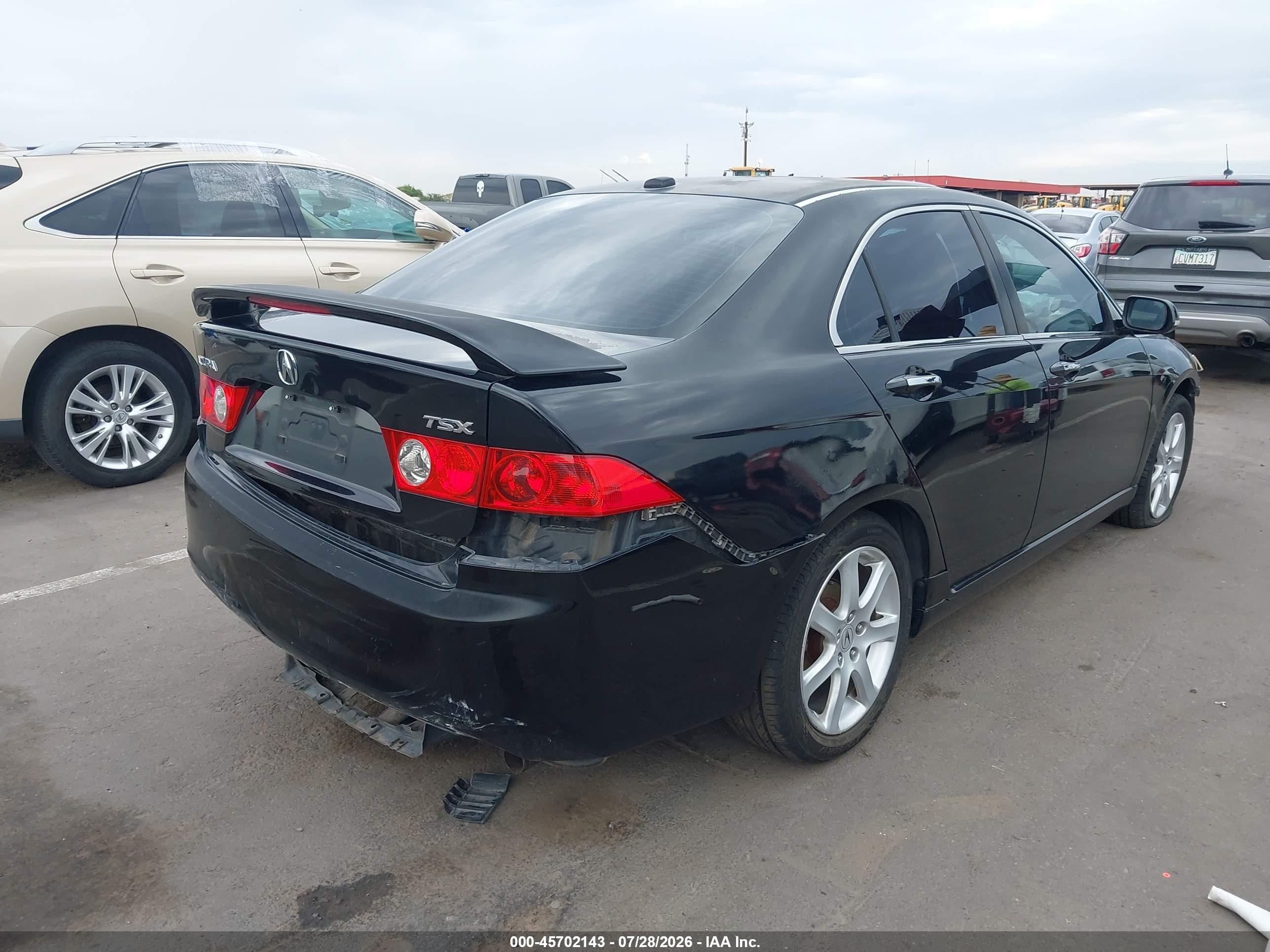 2005 Acura Tsx   Black vin: JH4CL96805C027810