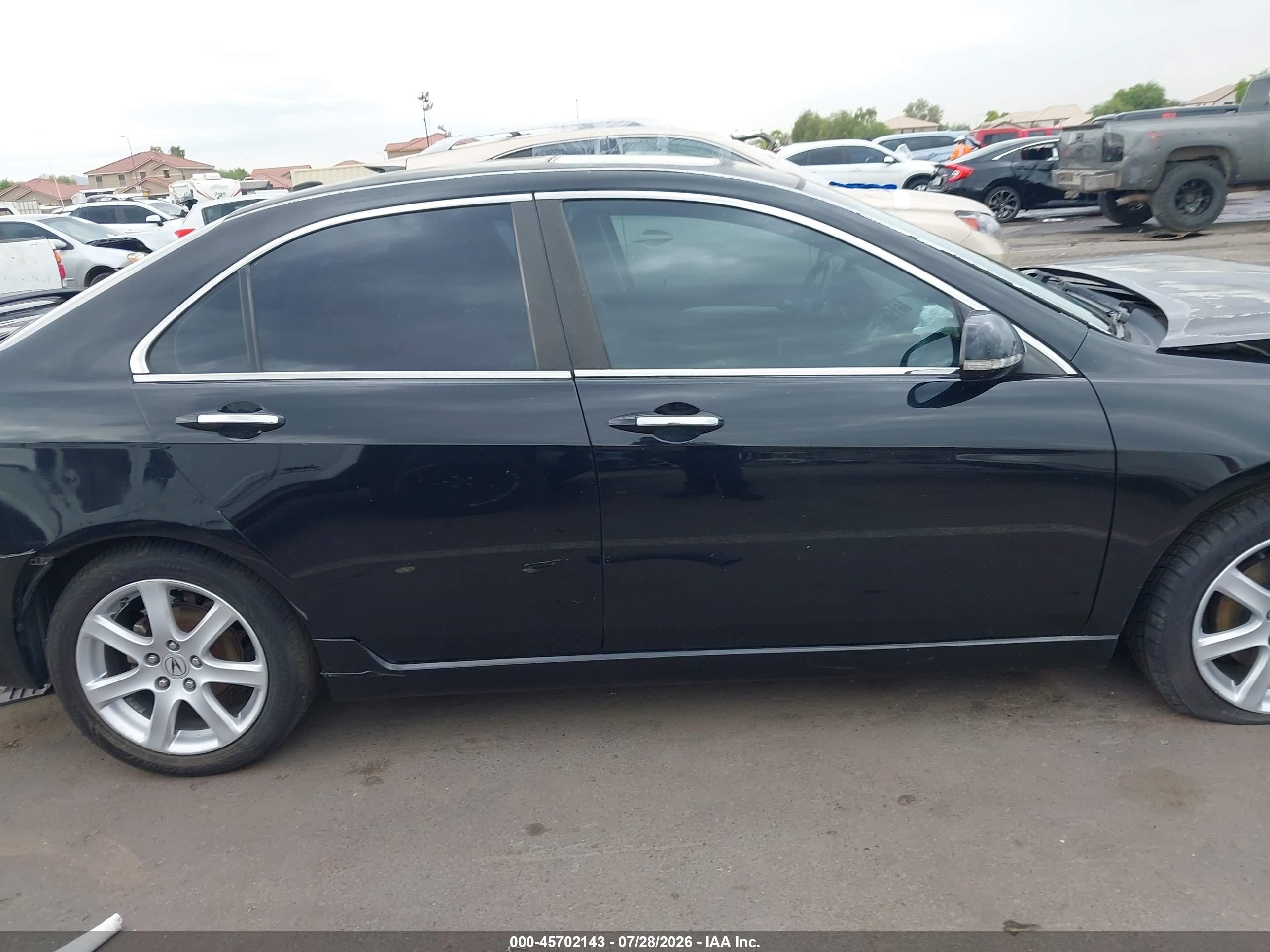 2005 Acura Tsx   Black vin: JH4CL96805C027810