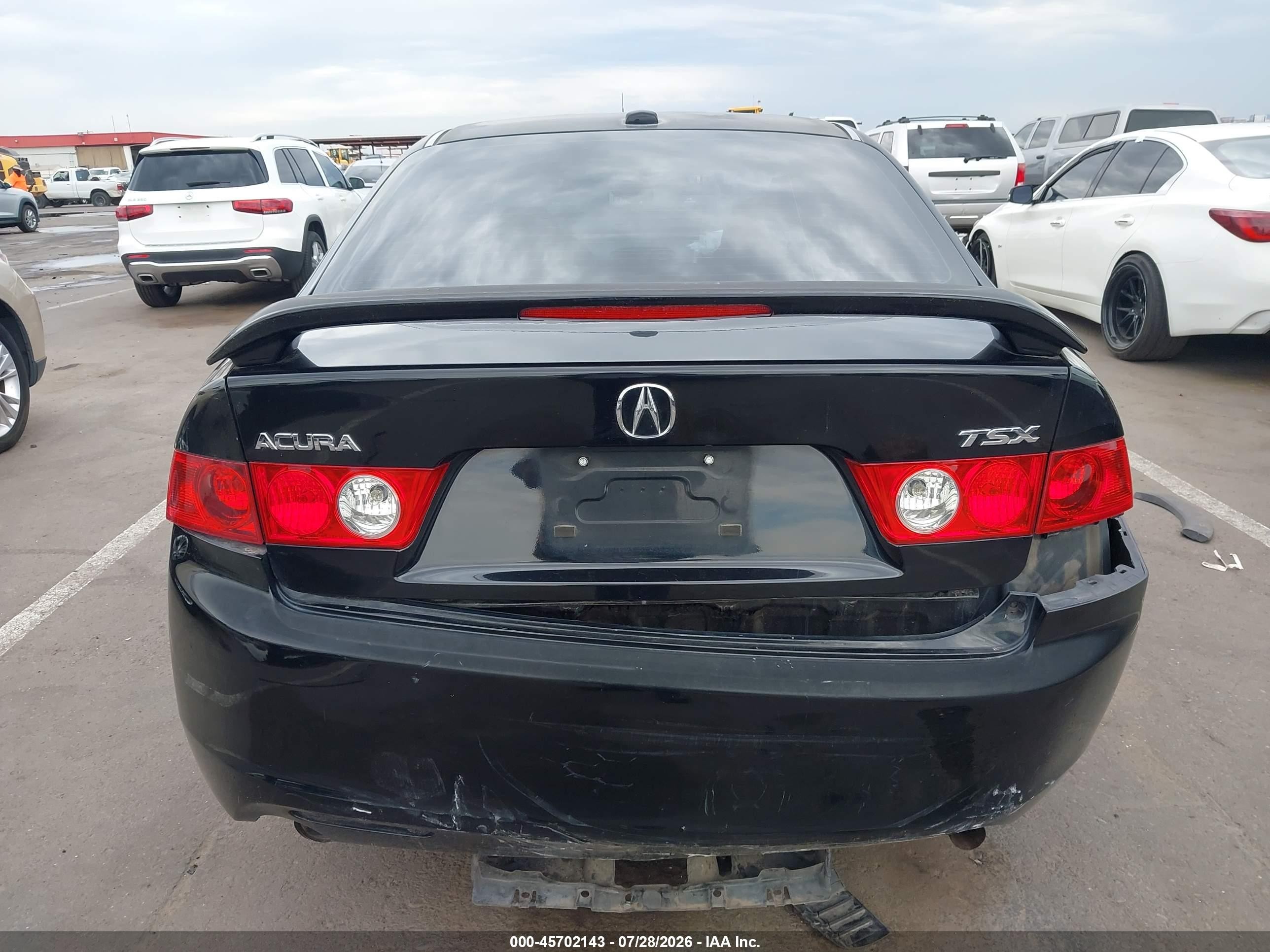 2005 Acura Tsx   Black vin: JH4CL96805C027810
