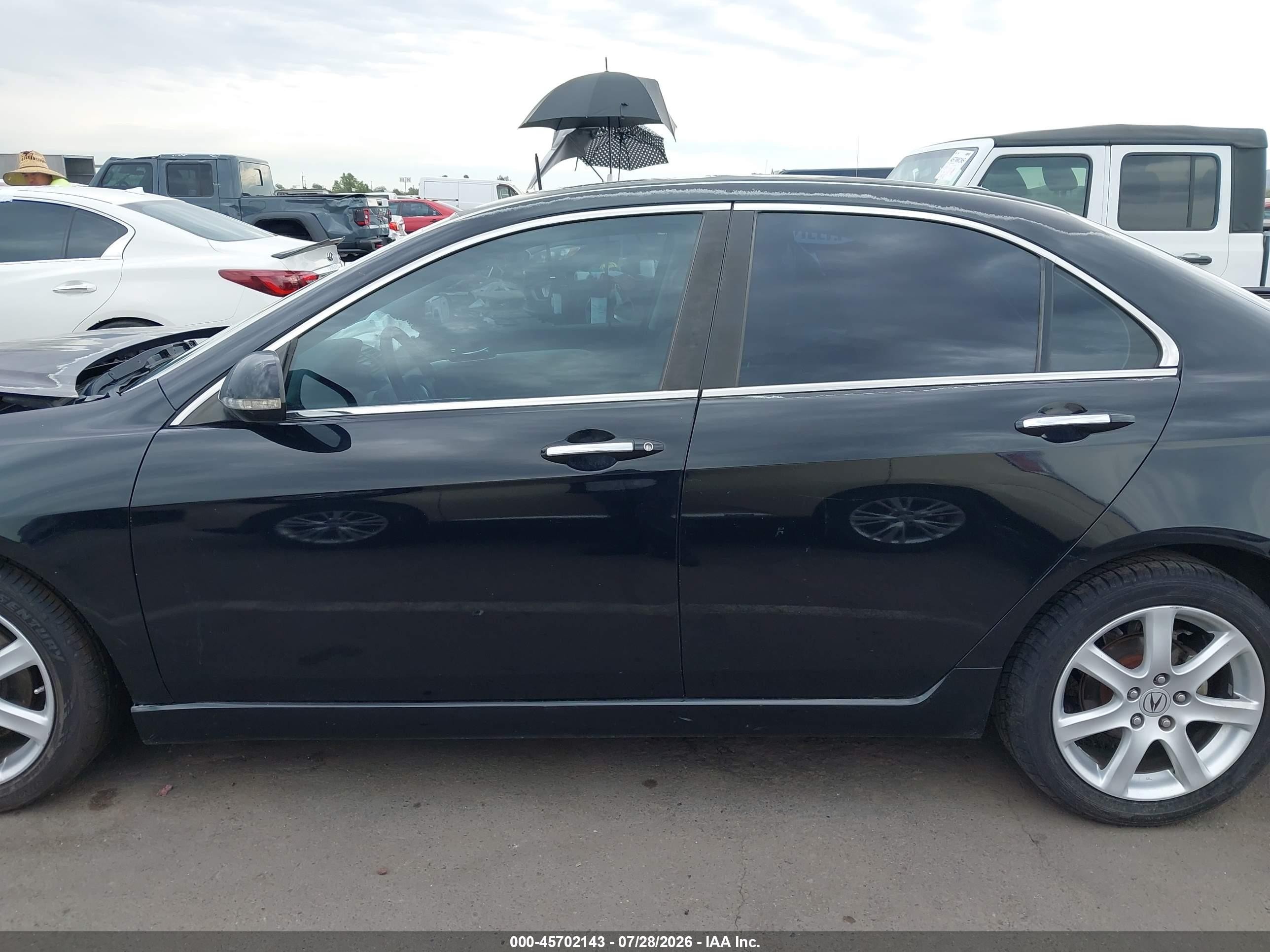 2005 Acura Tsx   Black vin: JH4CL96805C027810