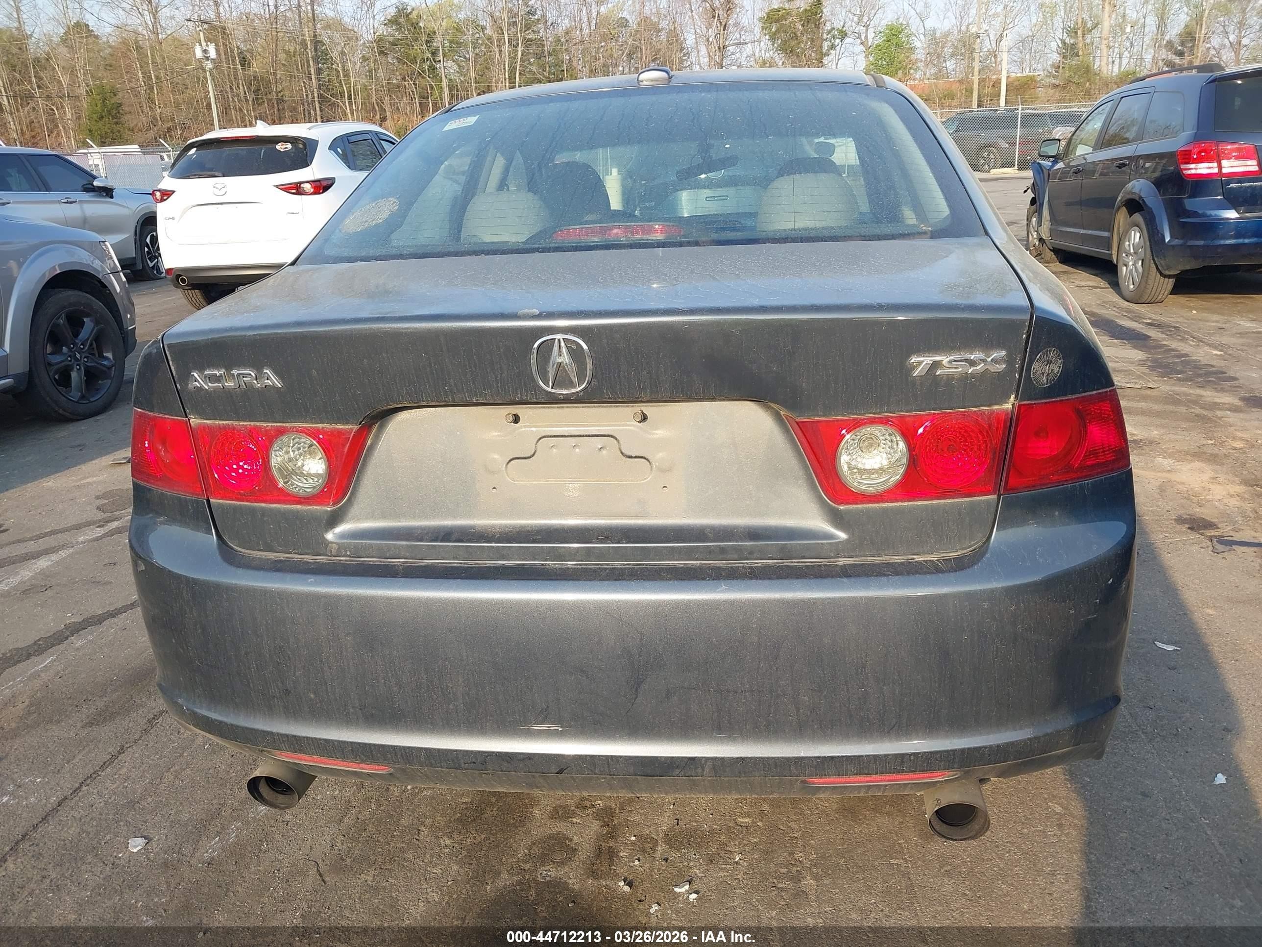 2006 Acura Tsx   Gray vin: JH4CL96806C006084