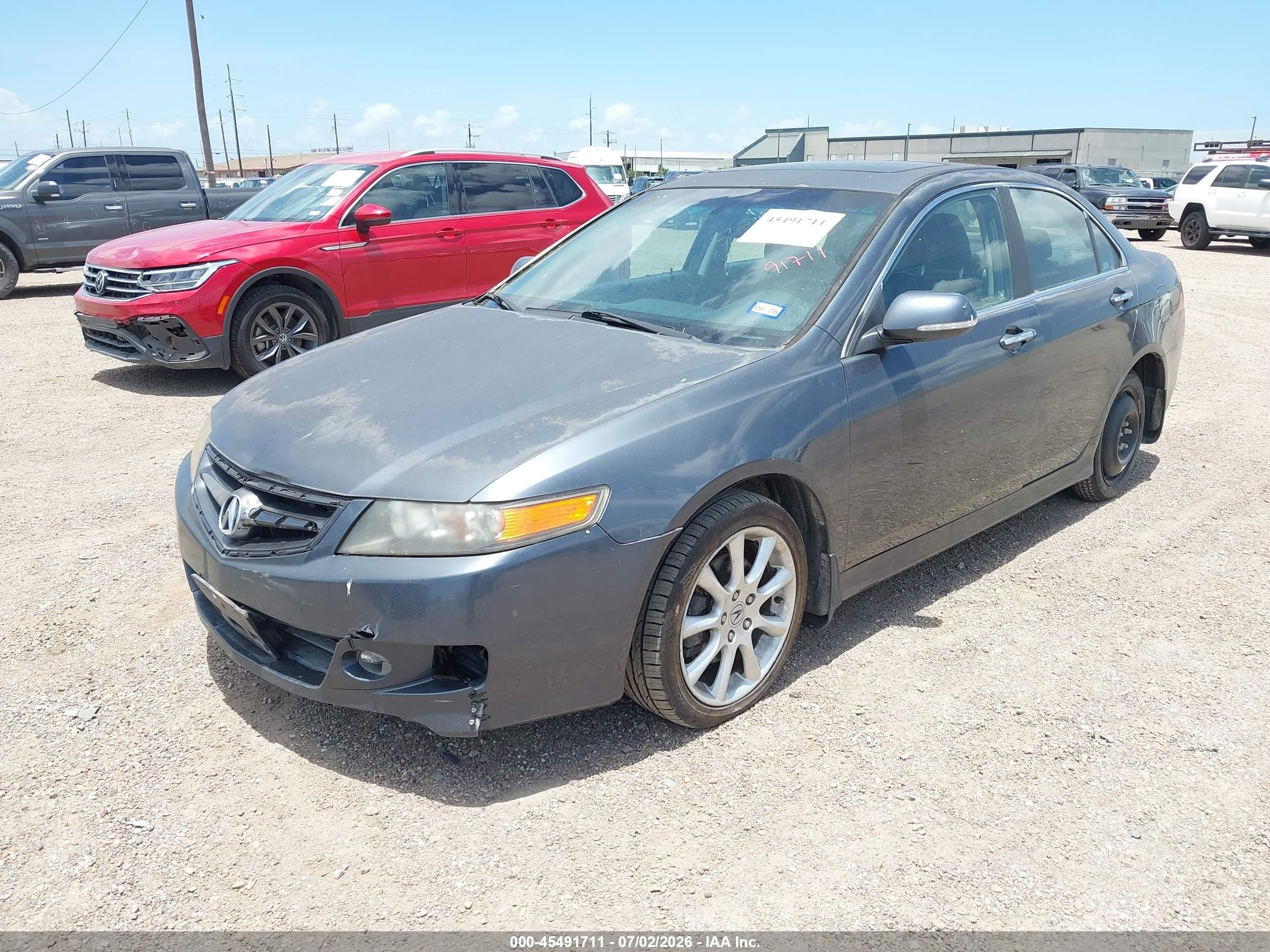 2006 Acura Tsx   Gray vin: JH4CL96806C015822