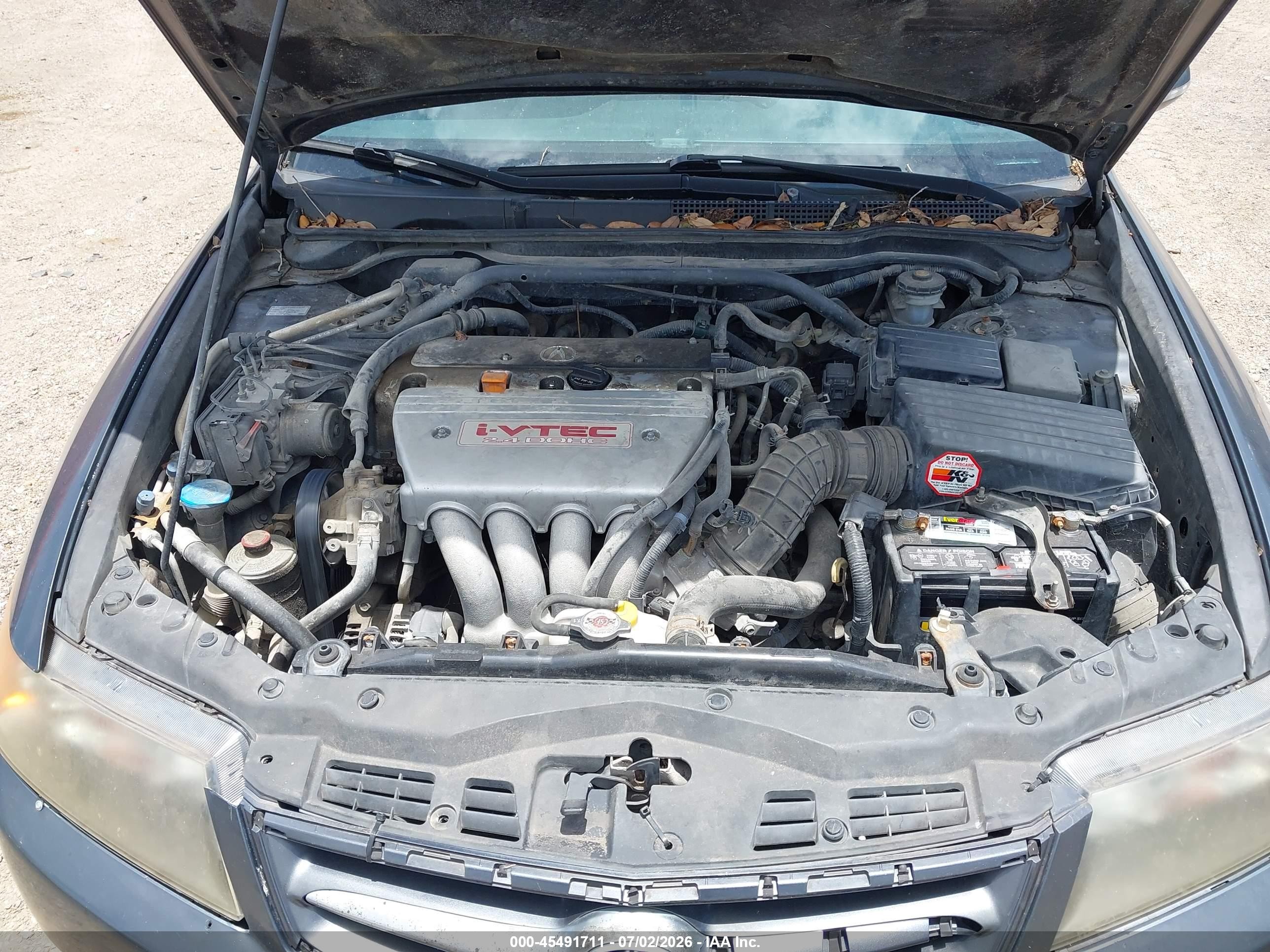 2006 Acura Tsx   Gray vin: JH4CL96806C015822