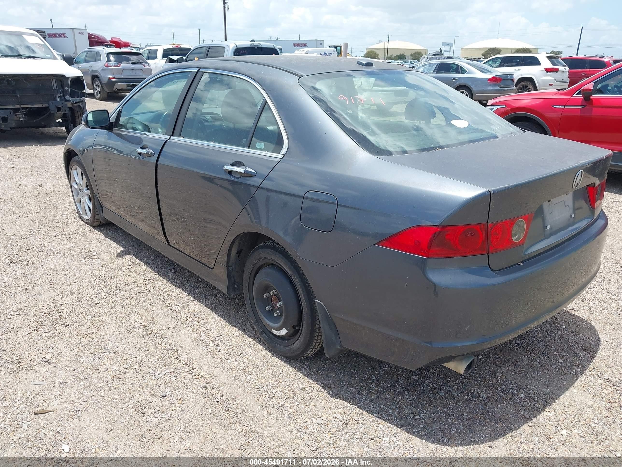 2006 Acura Tsx   Gray vin: JH4CL96806C015822