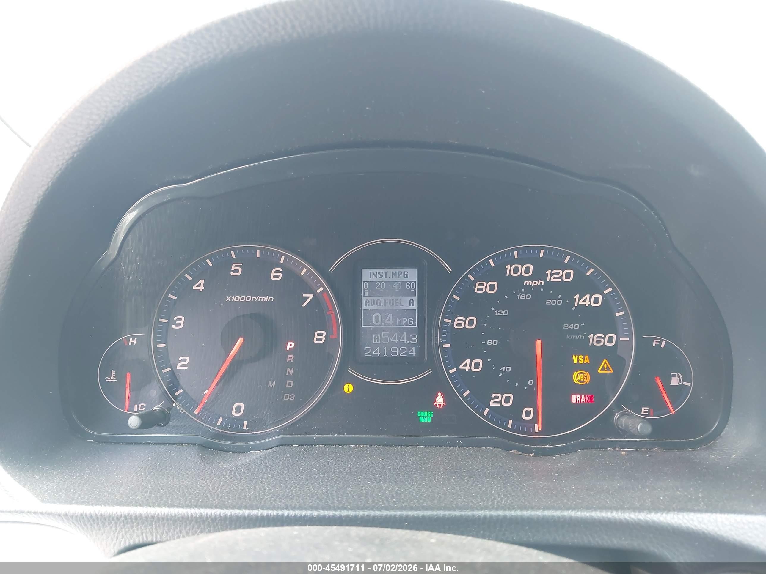 2006 Acura Tsx   Gray vin: JH4CL96806C015822